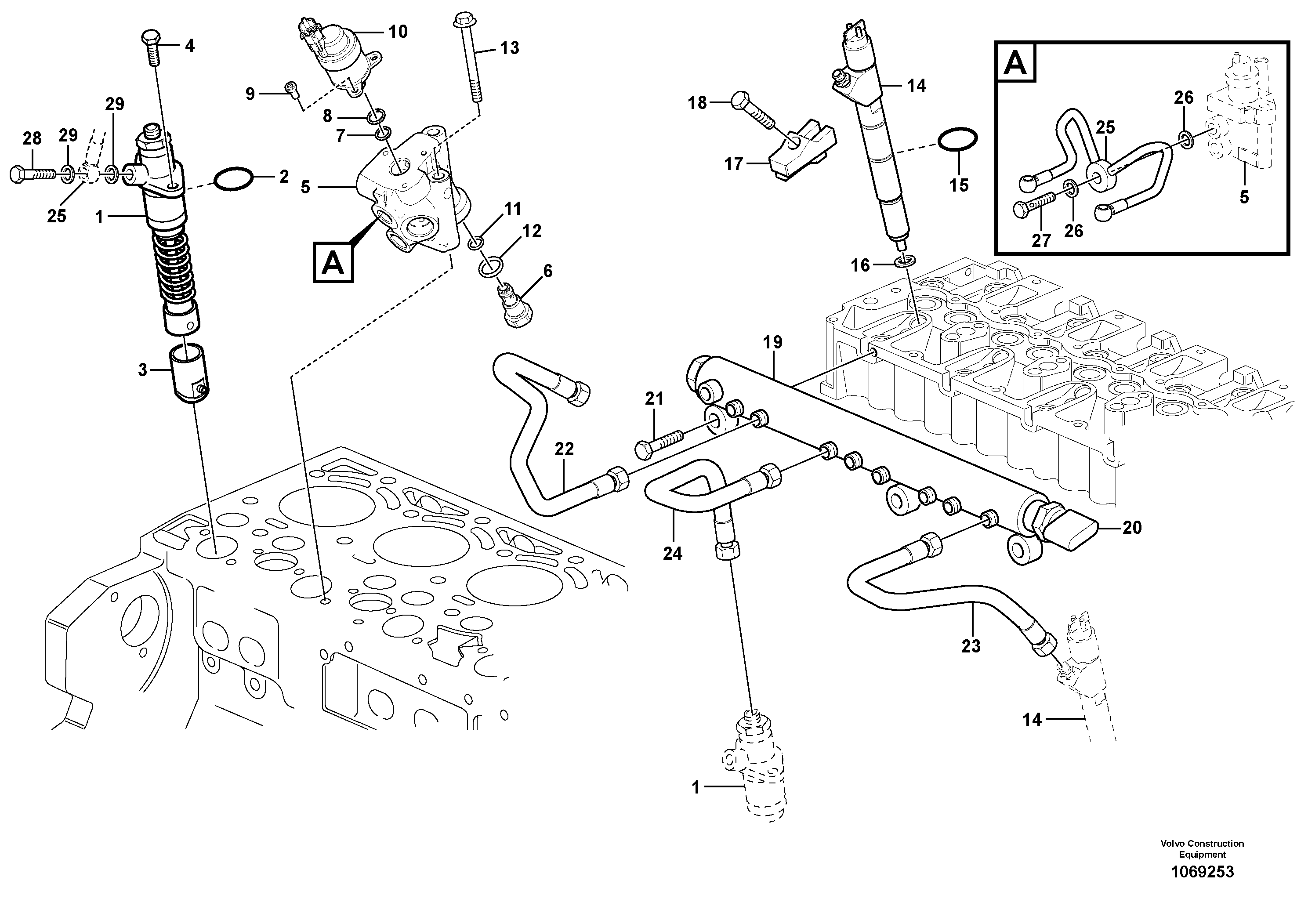 Screw VOE0405504 VOLVO