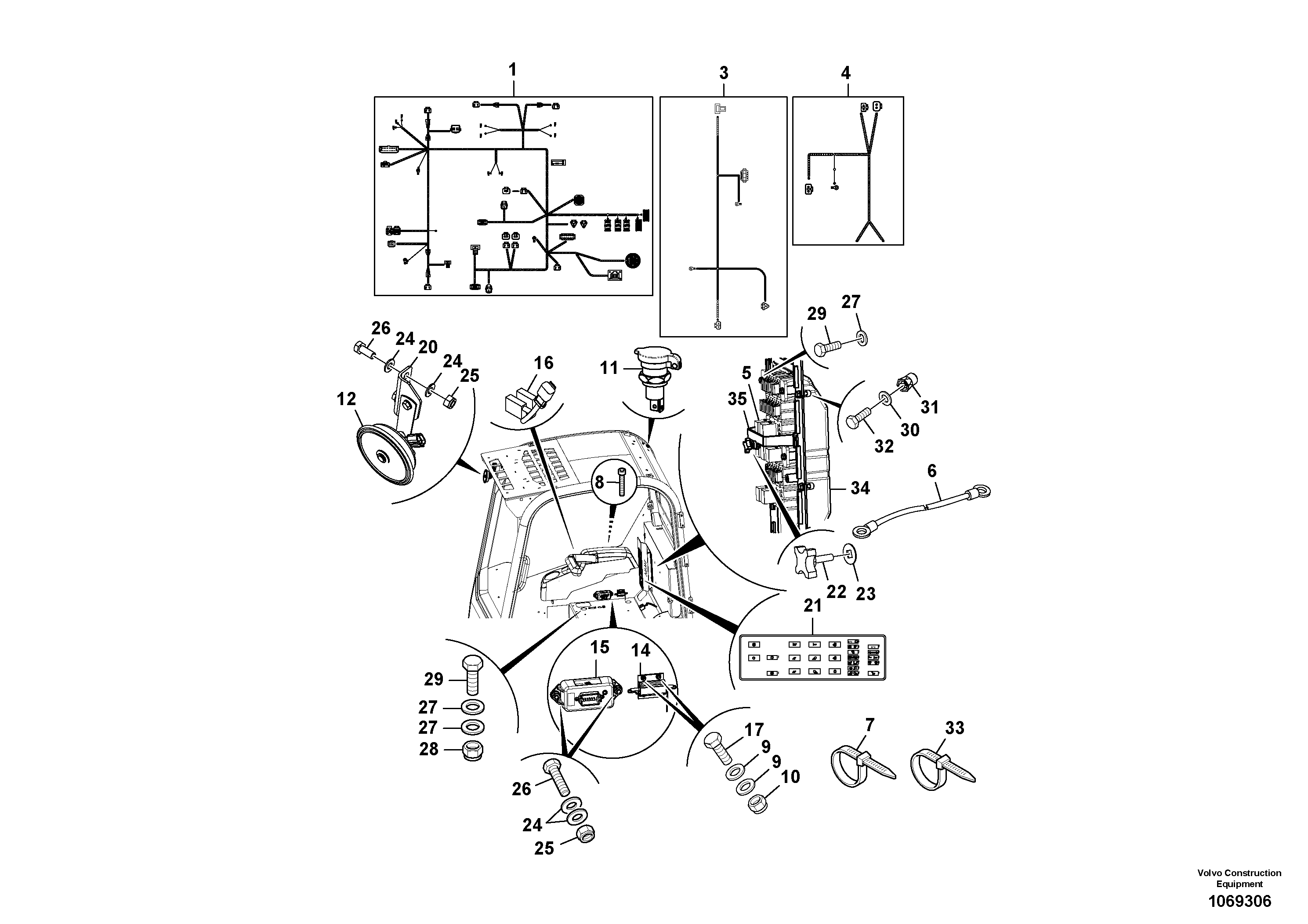 Seat frame VOE17368671 VOLVO