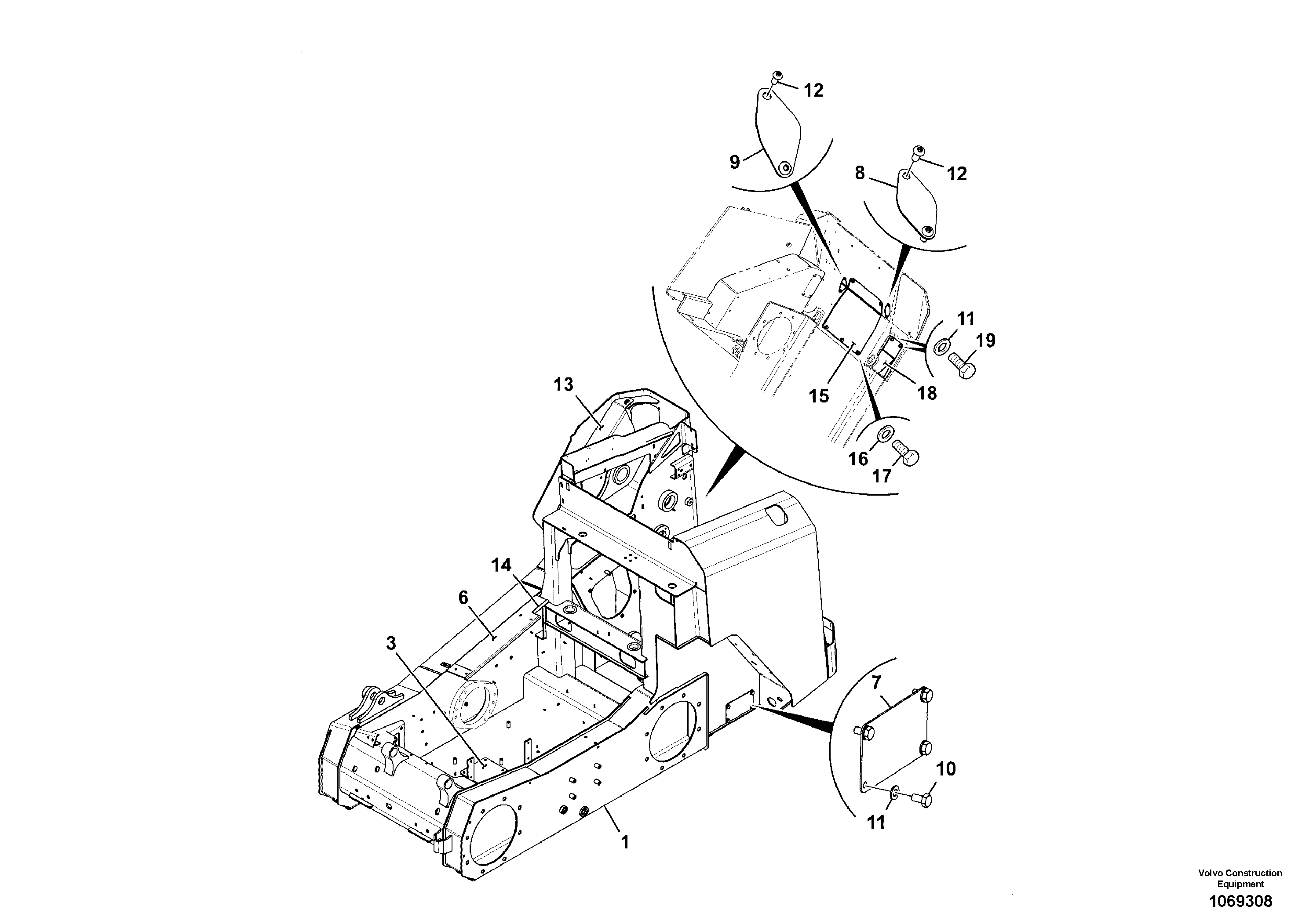 For upper engine part VOE17259953 VOLVO