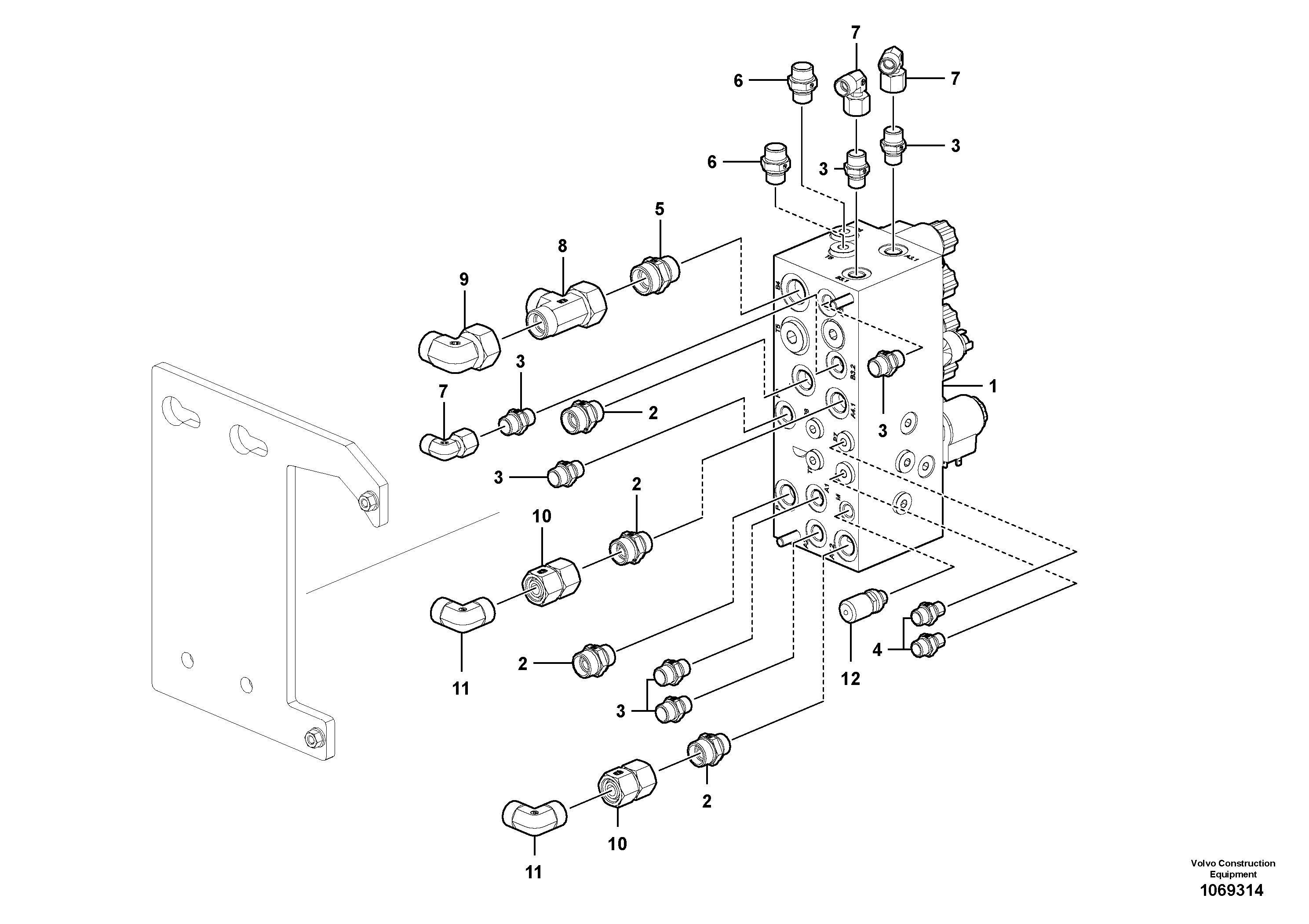Fuel pipes, RM80893571 VOLVO