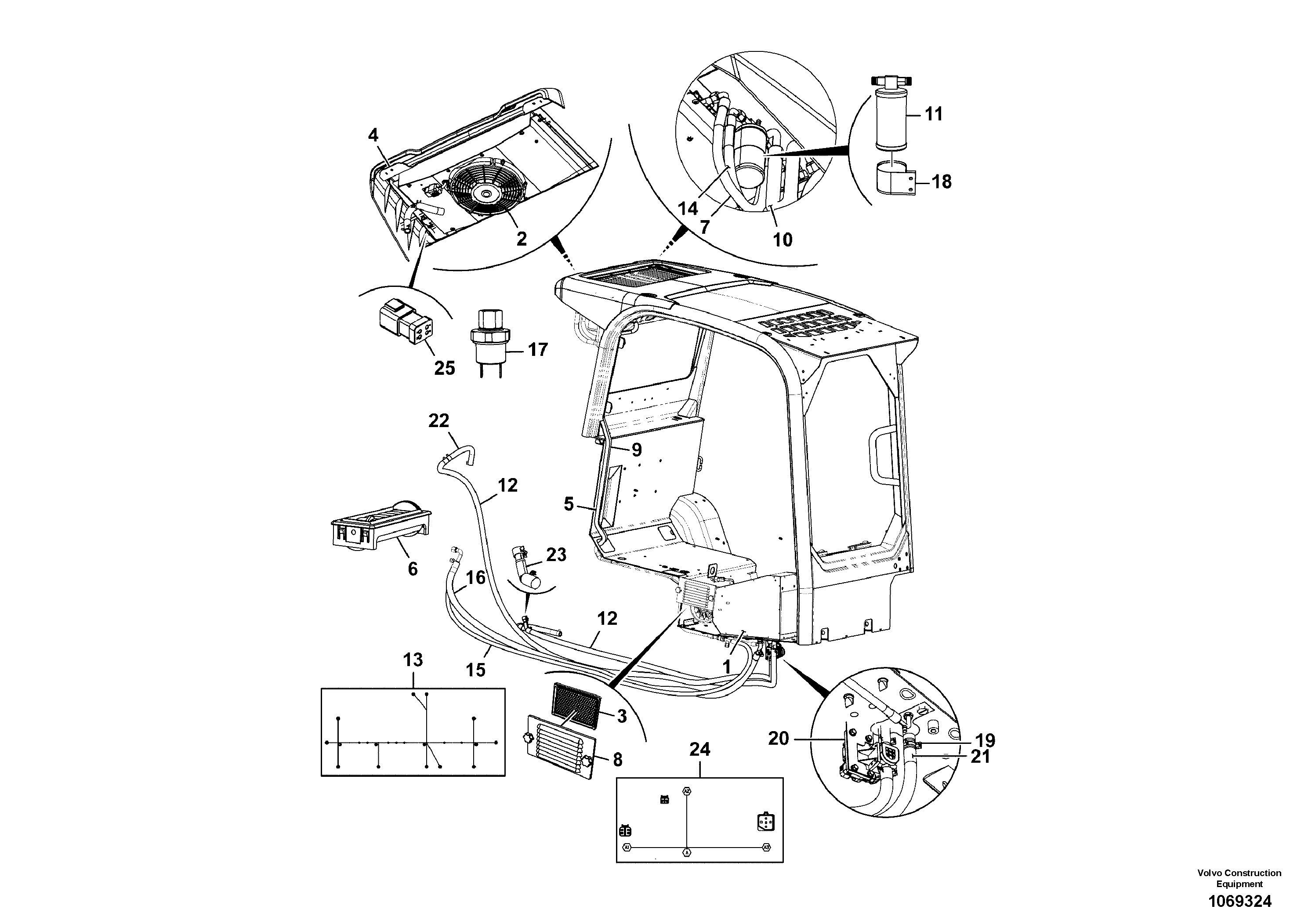 Fuel pipes, VOE17351273 VOLVO