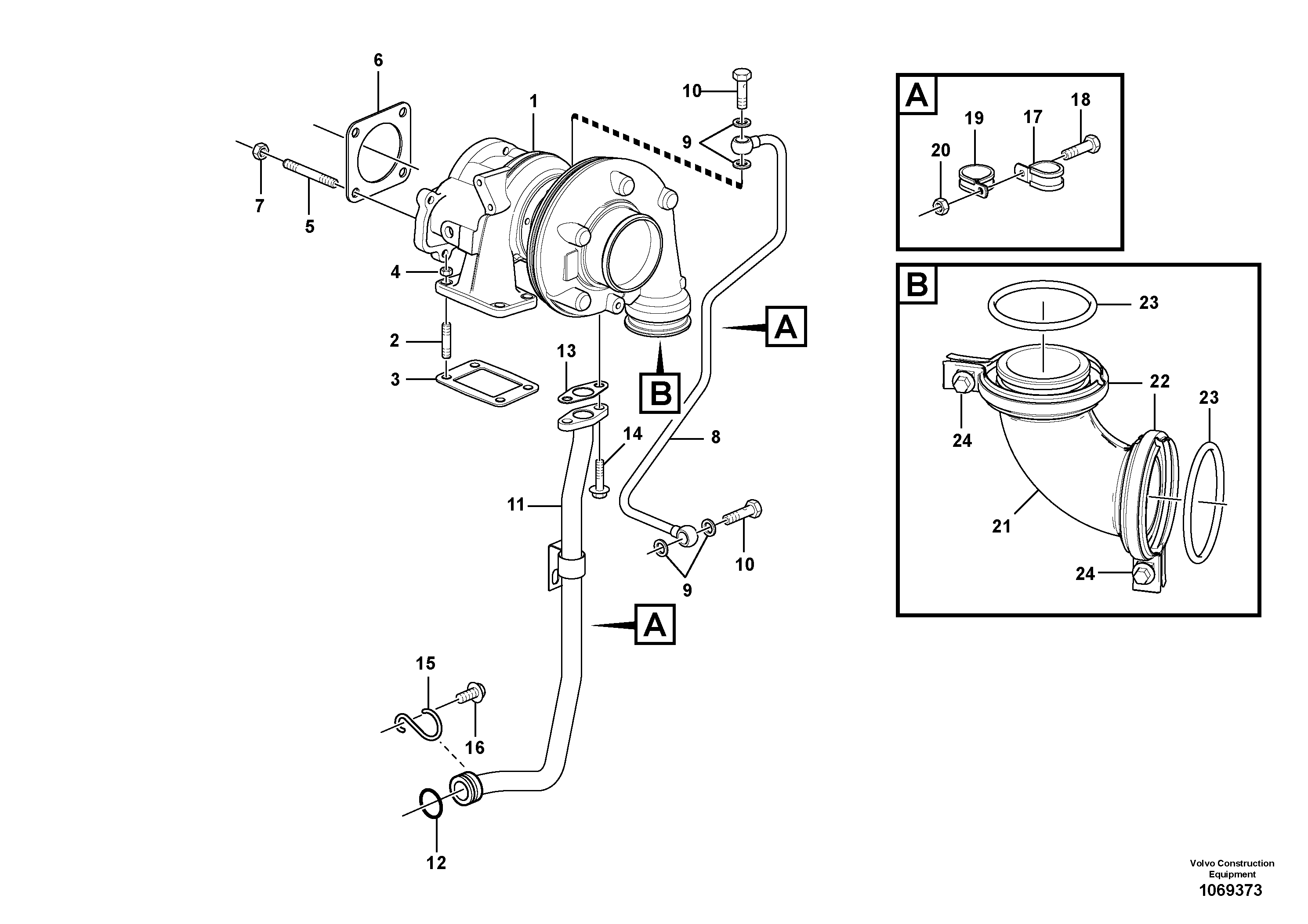Charge Air Pipe 20921909 VOLVO