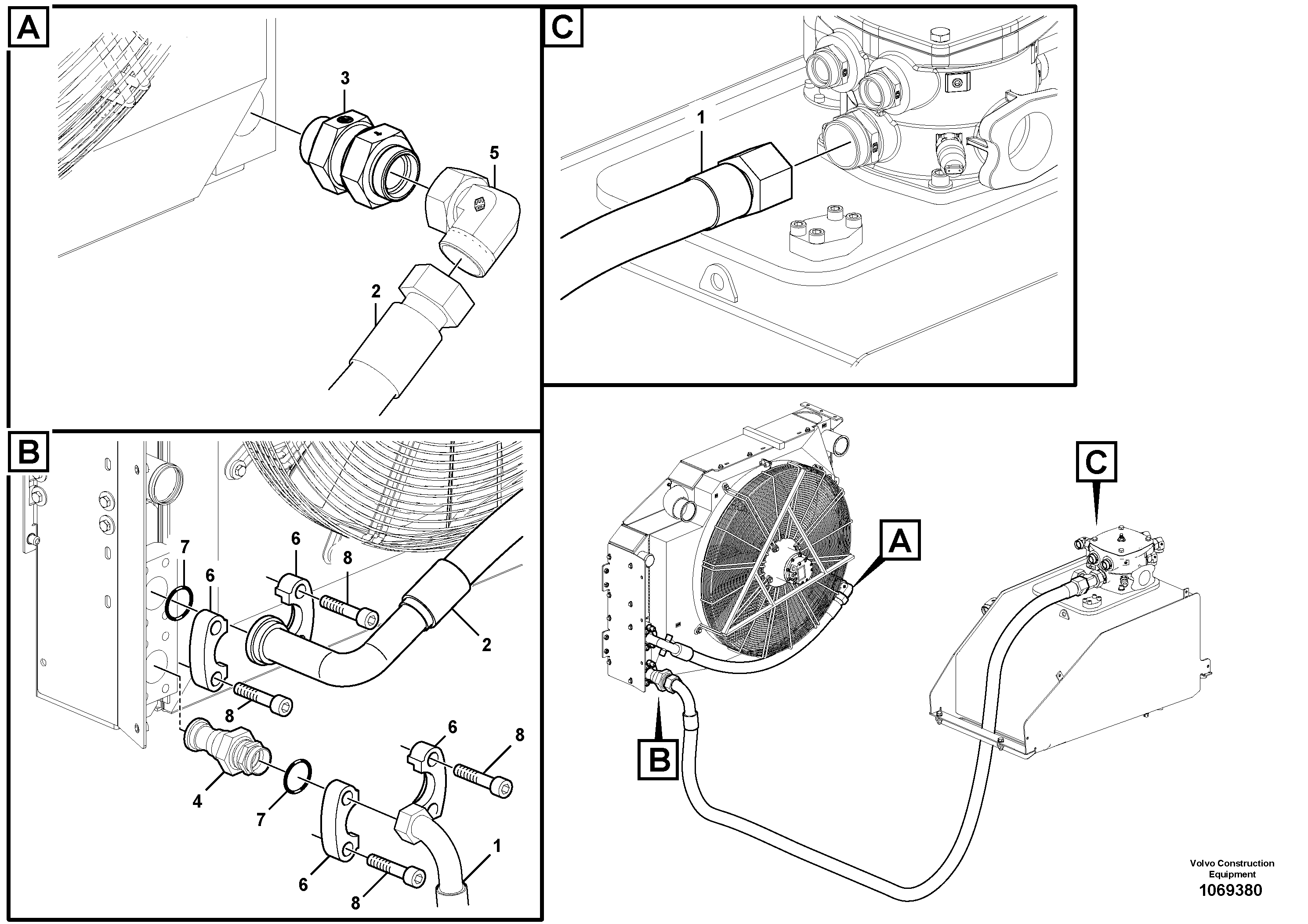 Timing gear casing VOE12759351 VOLVO