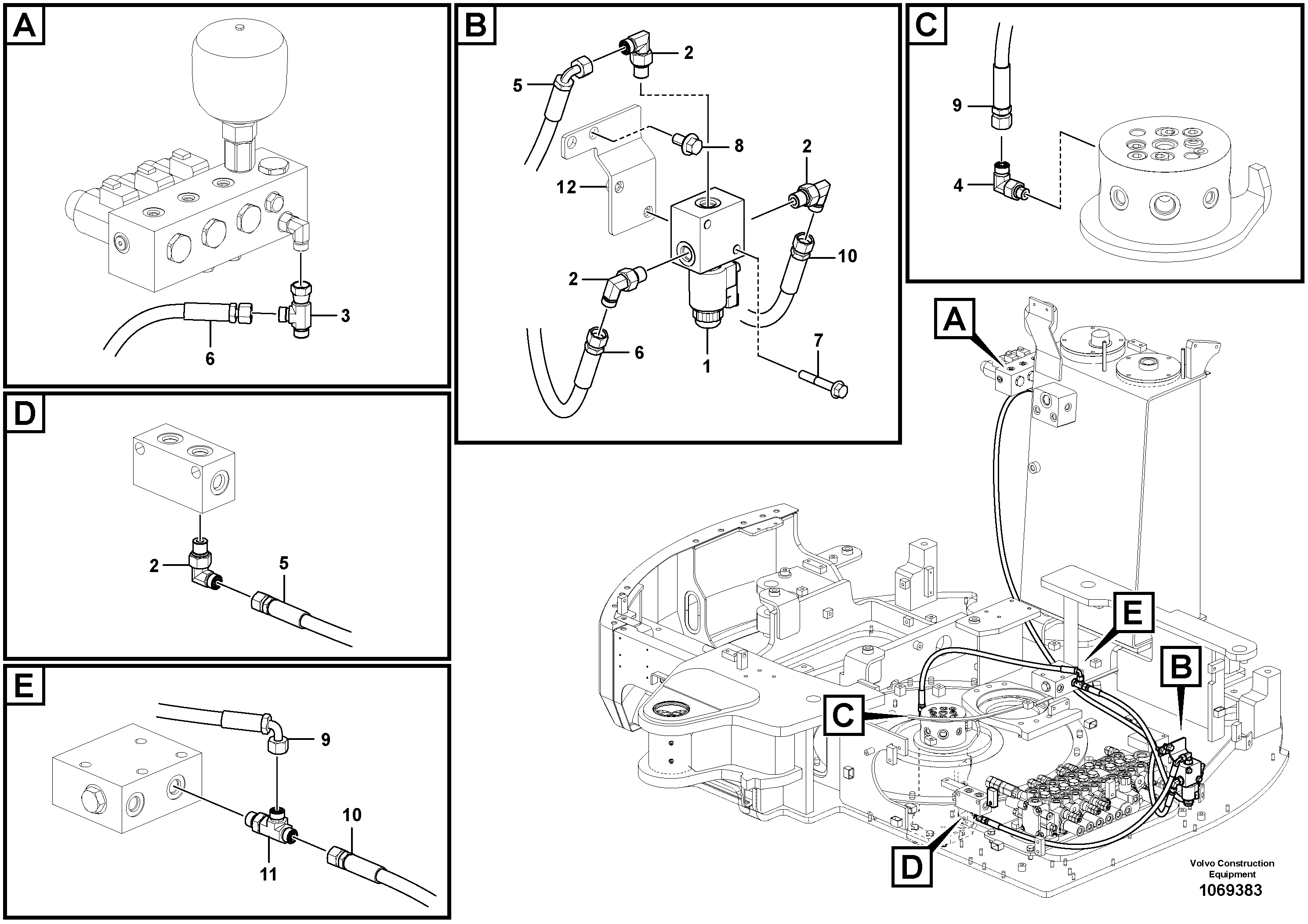 Seat frame VOE14630143 VOLVO