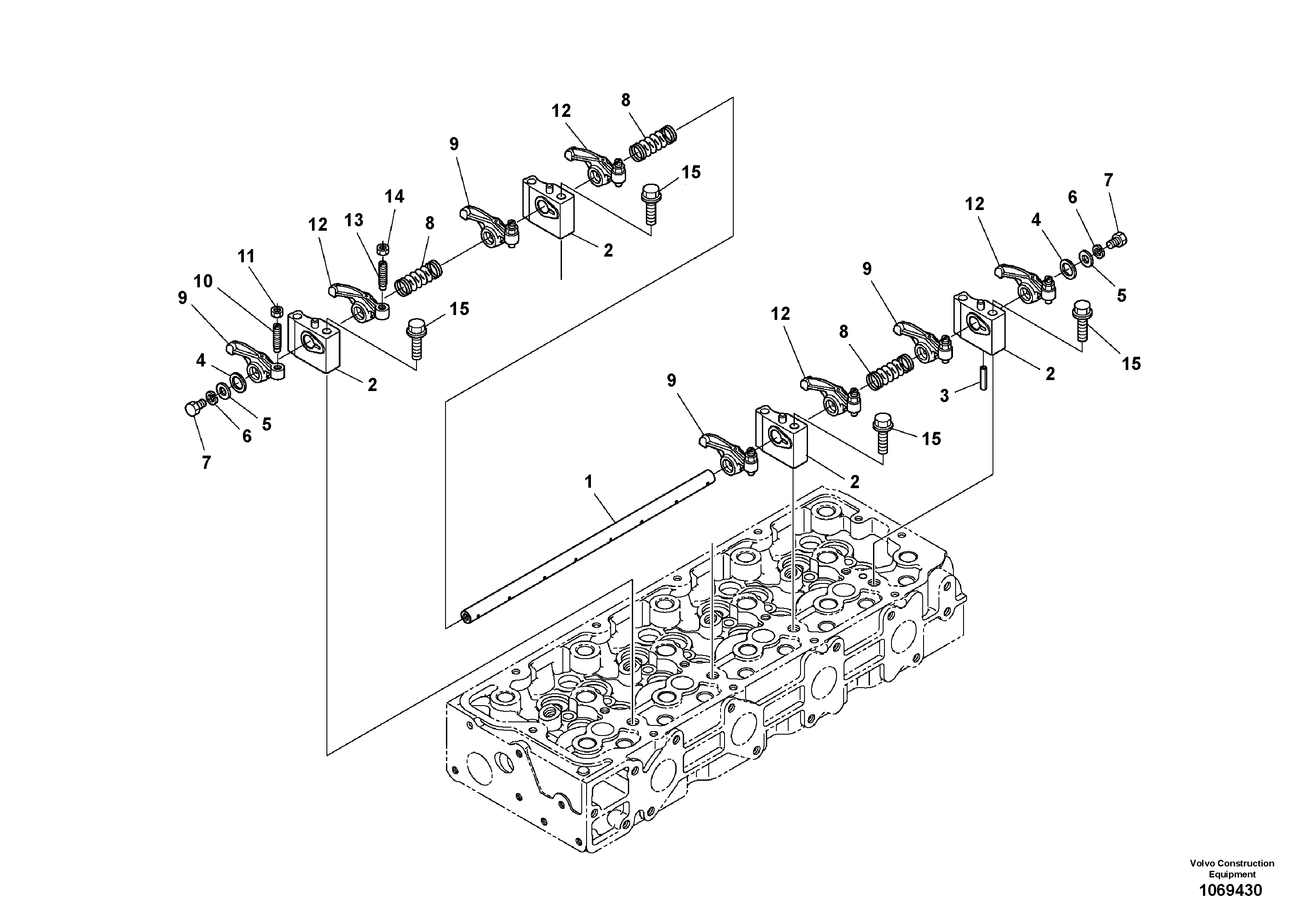 Bracket VOE16680515 VOLVO