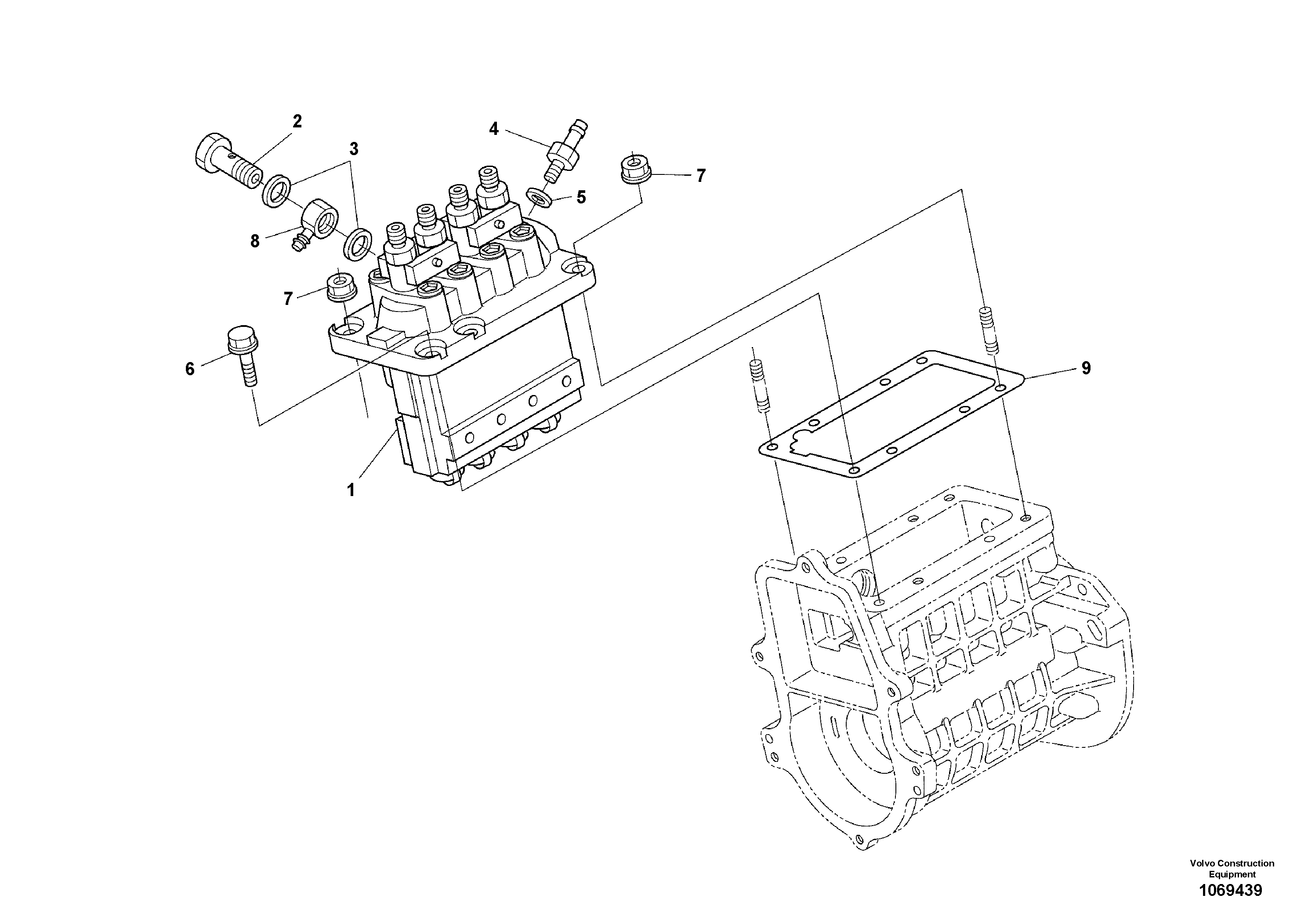 For upper engine part VOE16679653 VOLVO