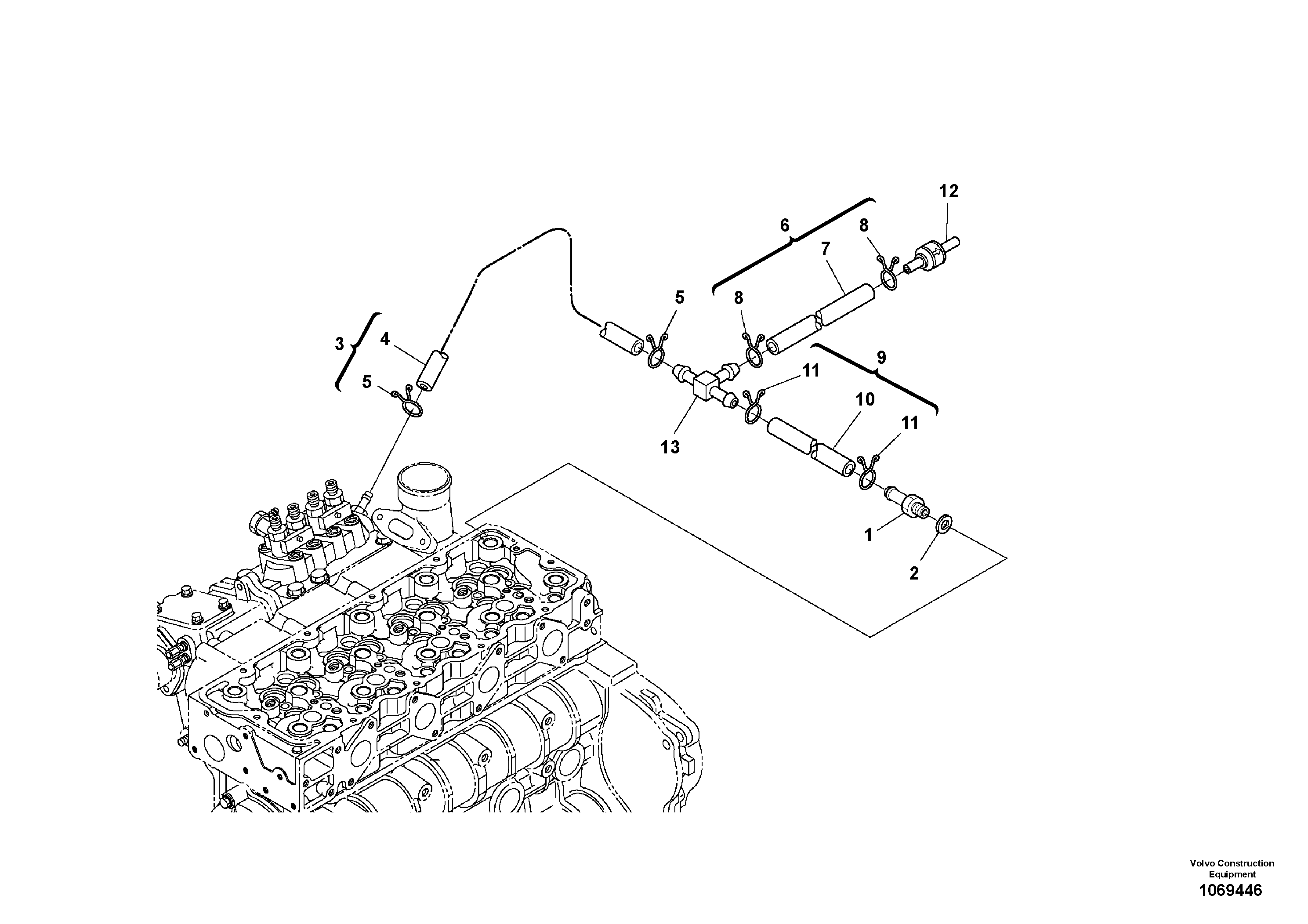 Fuel miser valve VOE16680566 VOLVO