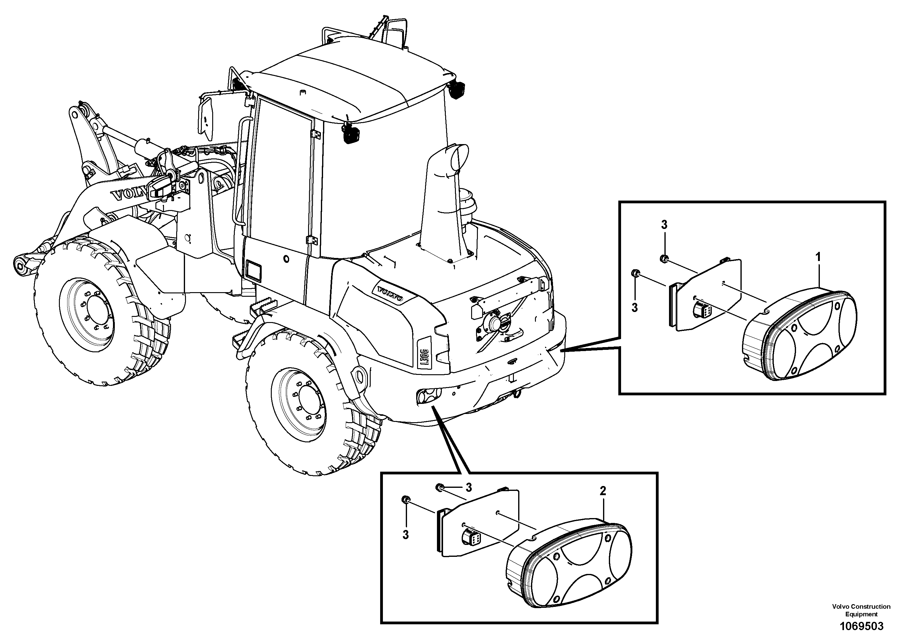 Bogie Mounting VOE15223389 VOLVO