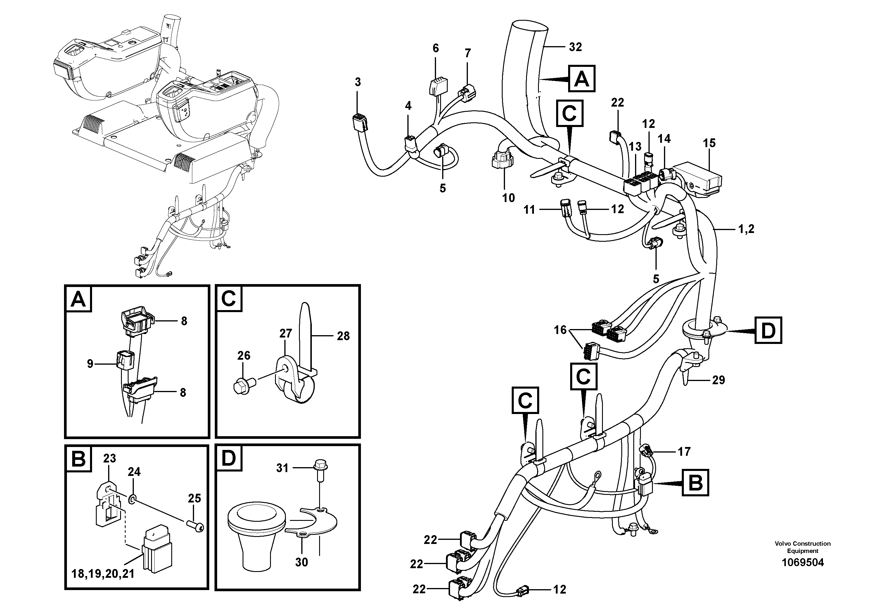 Support Leg VOE14678422 VOLVO