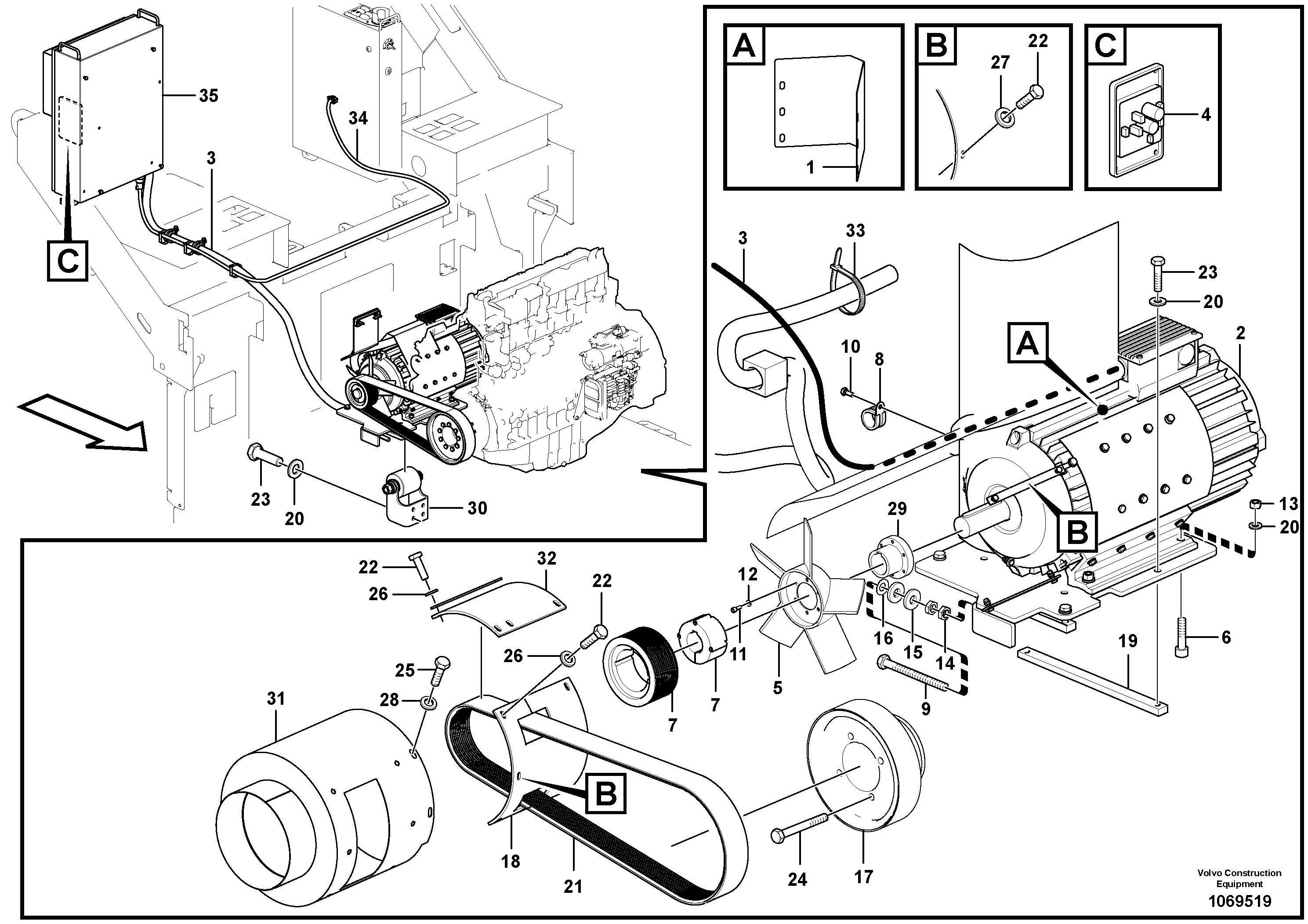 Support Leg RM80890650 VOLVO