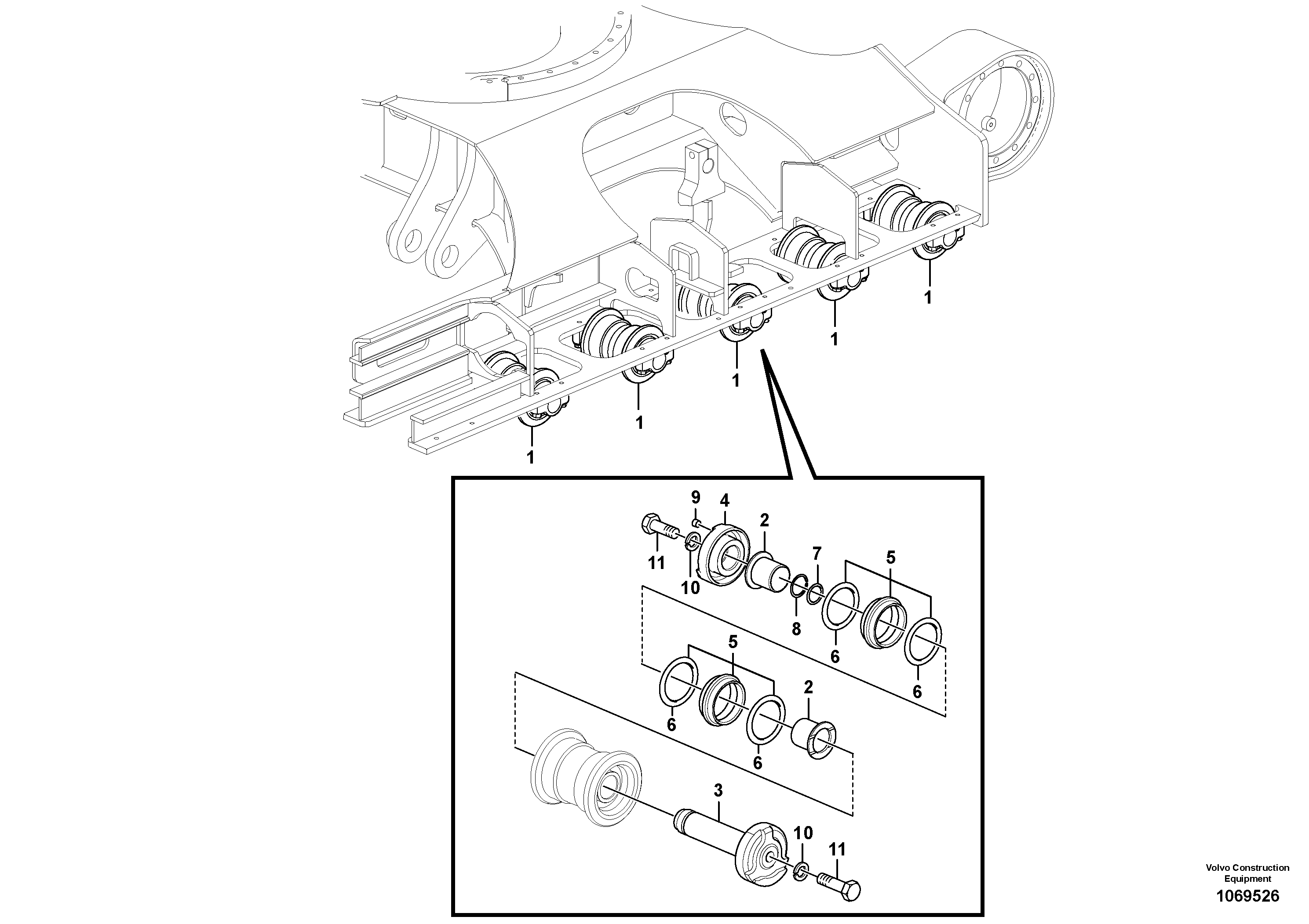 Bolt VOE14728270 VOLVO