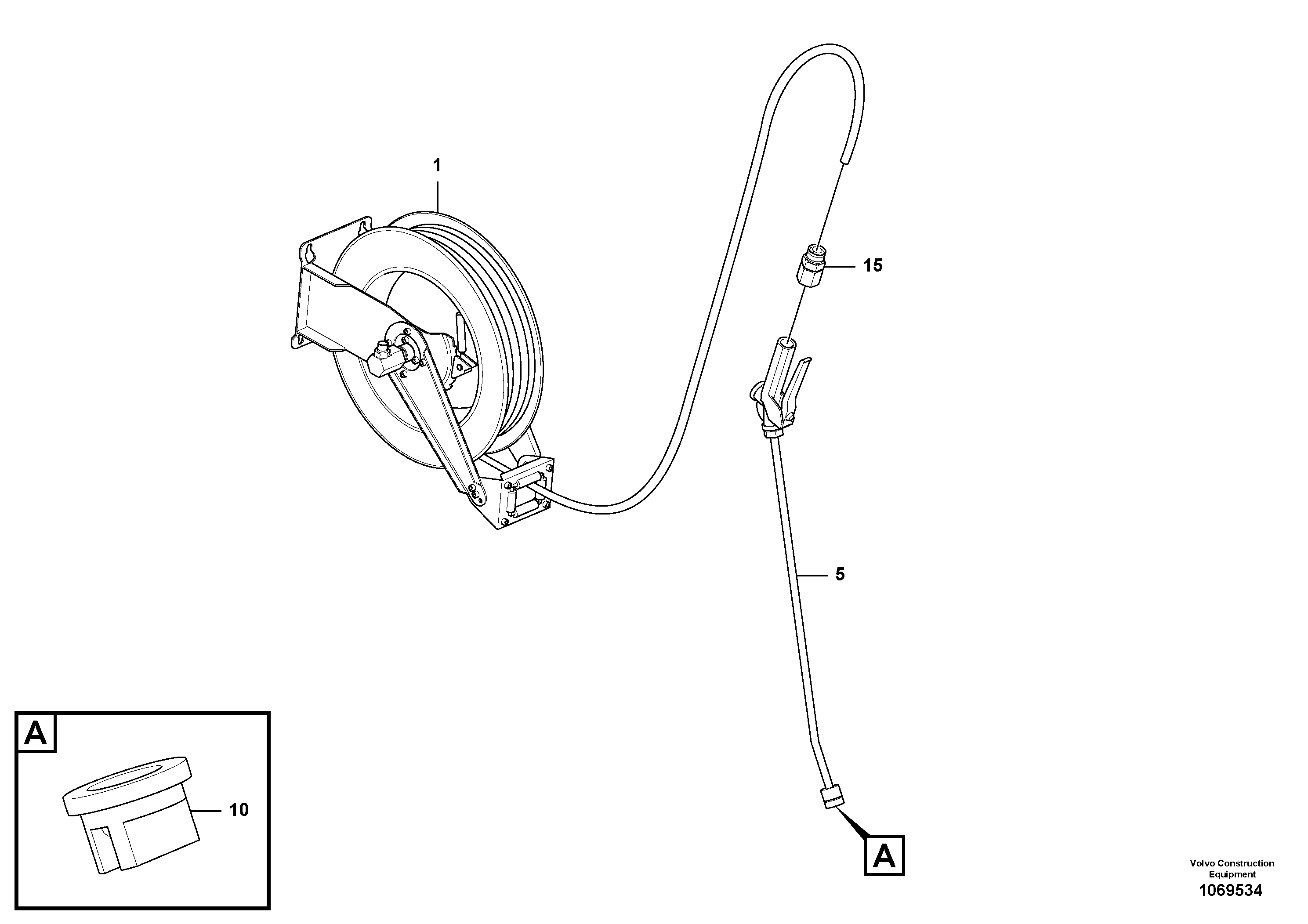 Breather pipe RM/VOE12764756 VOLVO