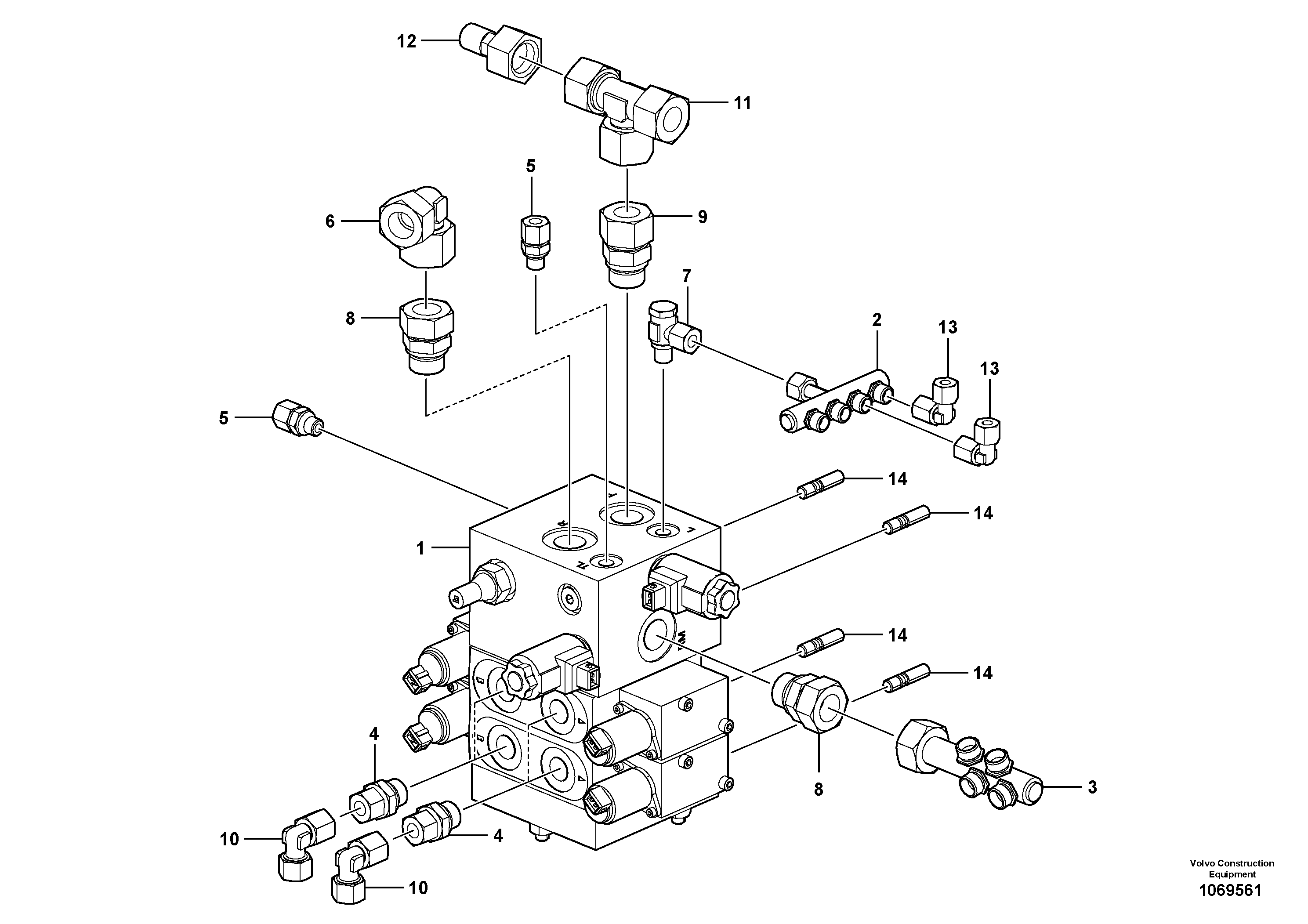 Fuel pipes, RM80894157 VOLVO
