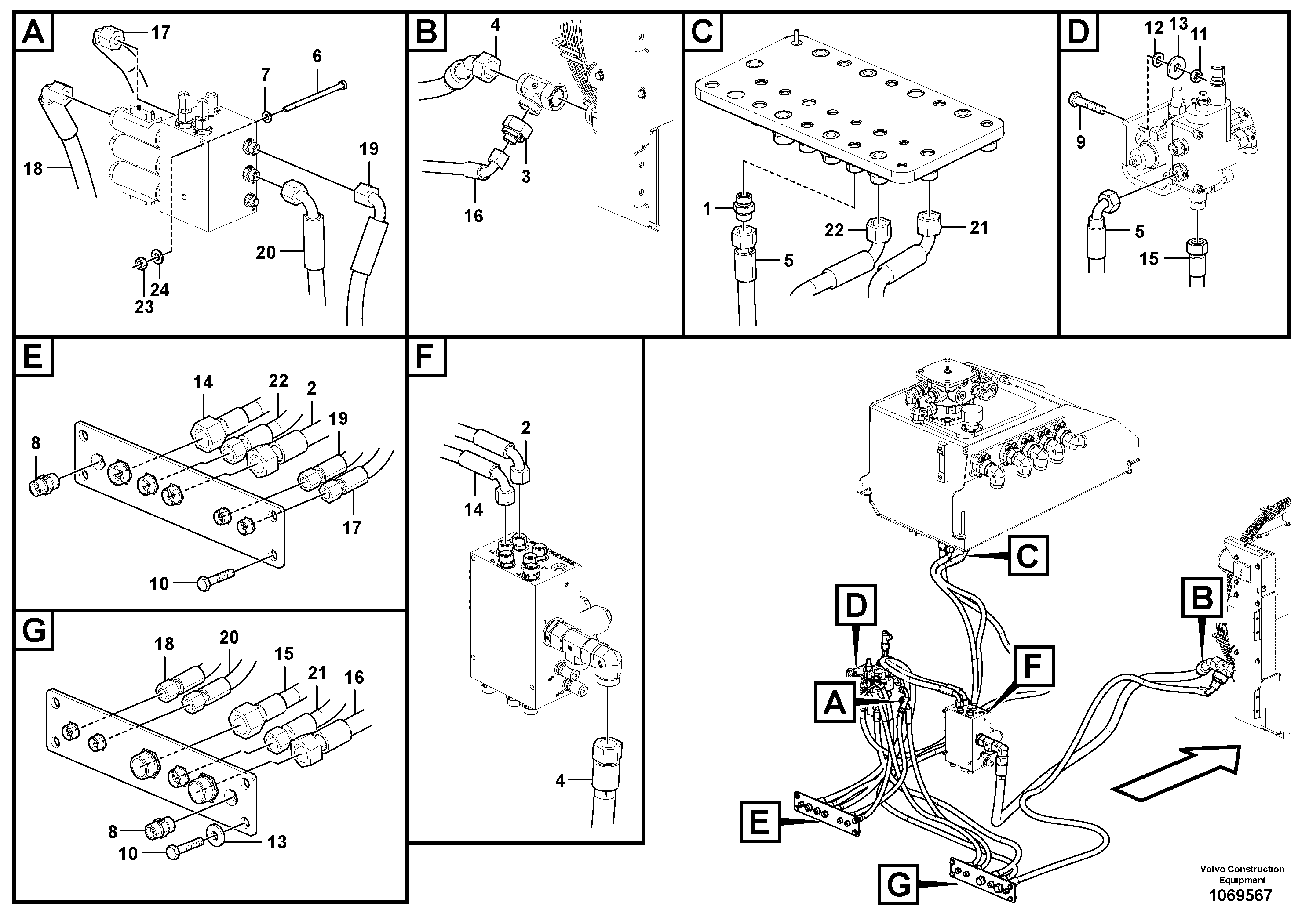 Timing gear casing VOE12809507 VOLVO