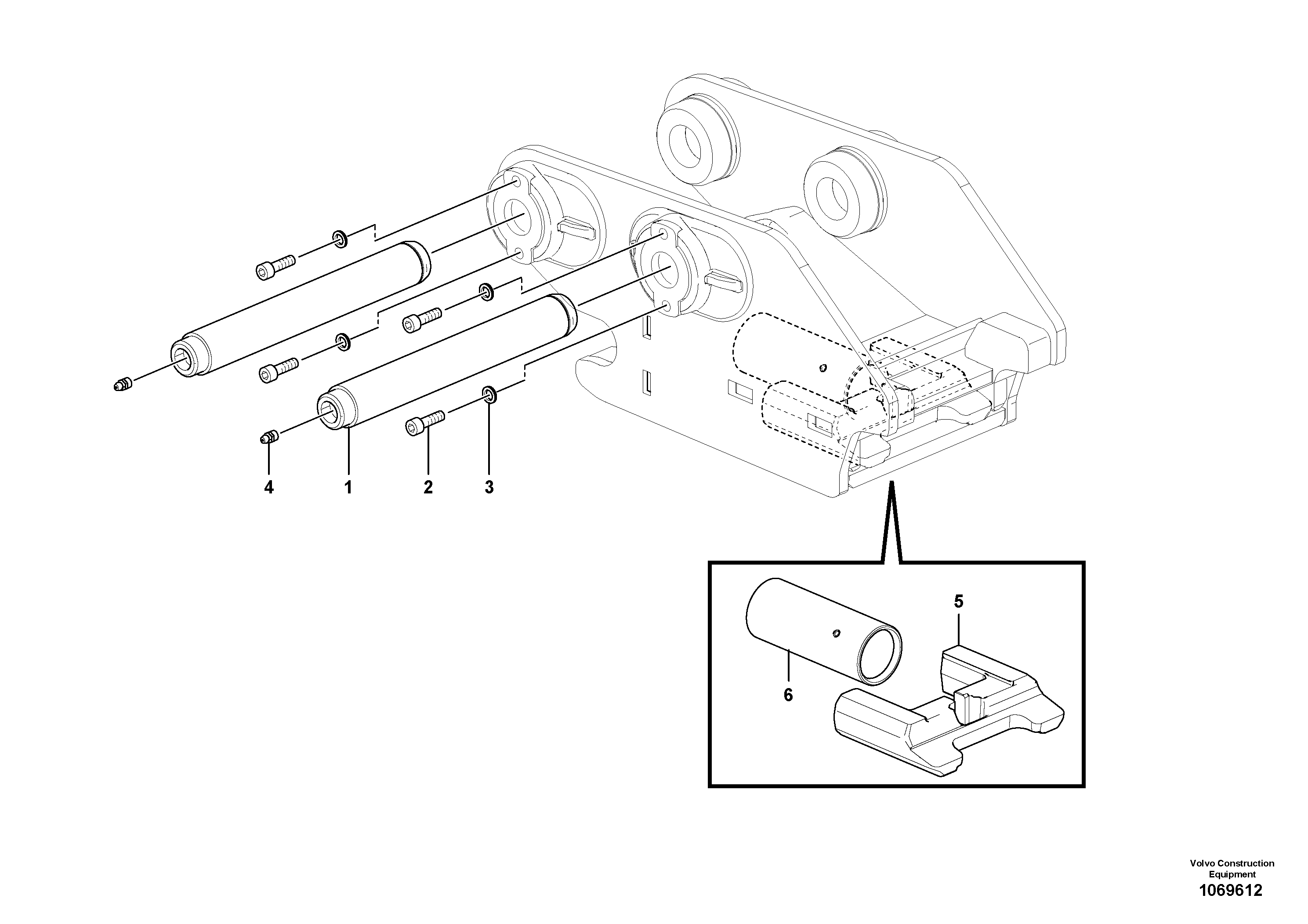 Swg Lk Cylinder VOE17260258 VOLVO