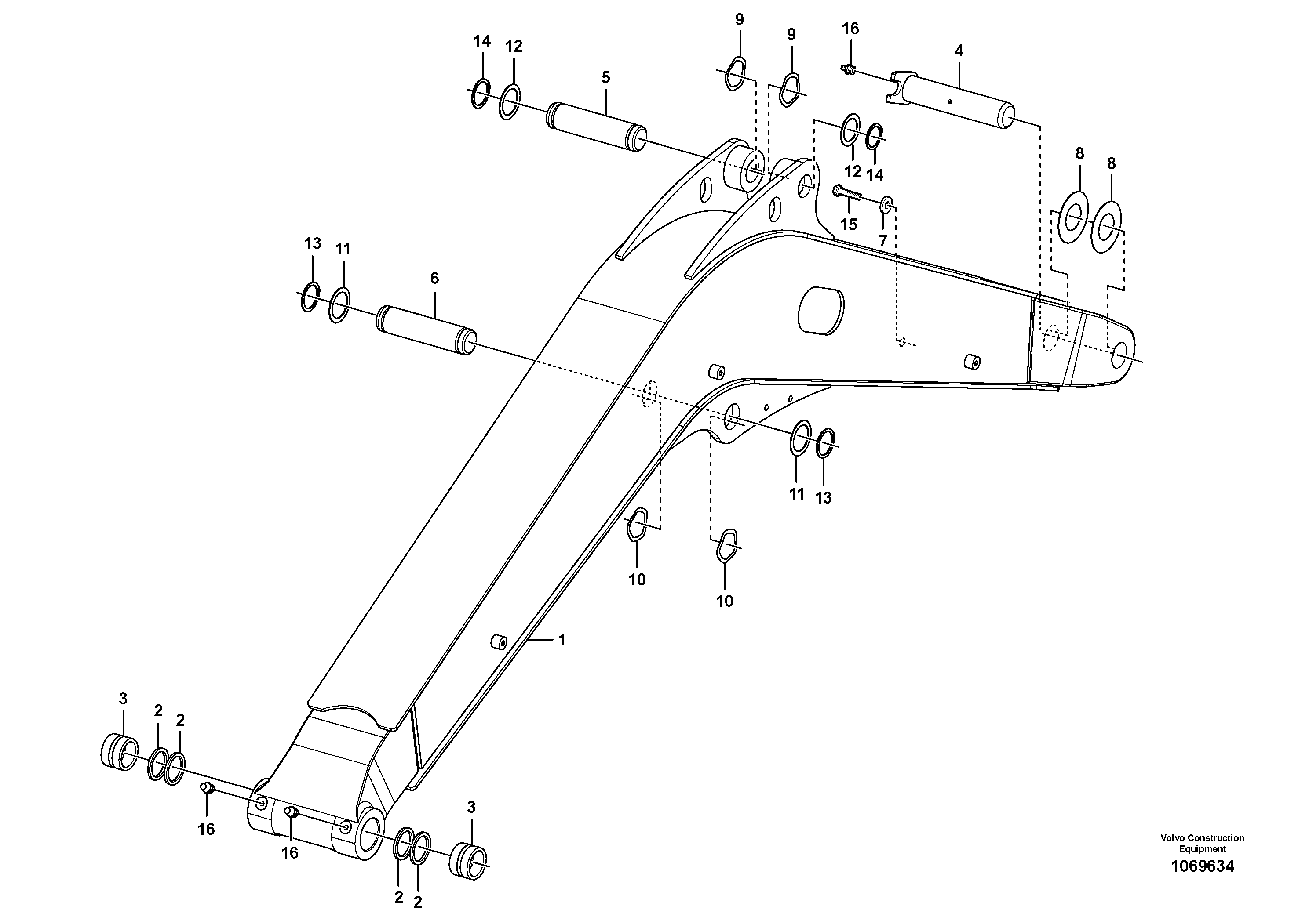 Track Brake VOE15646590 VOLVO