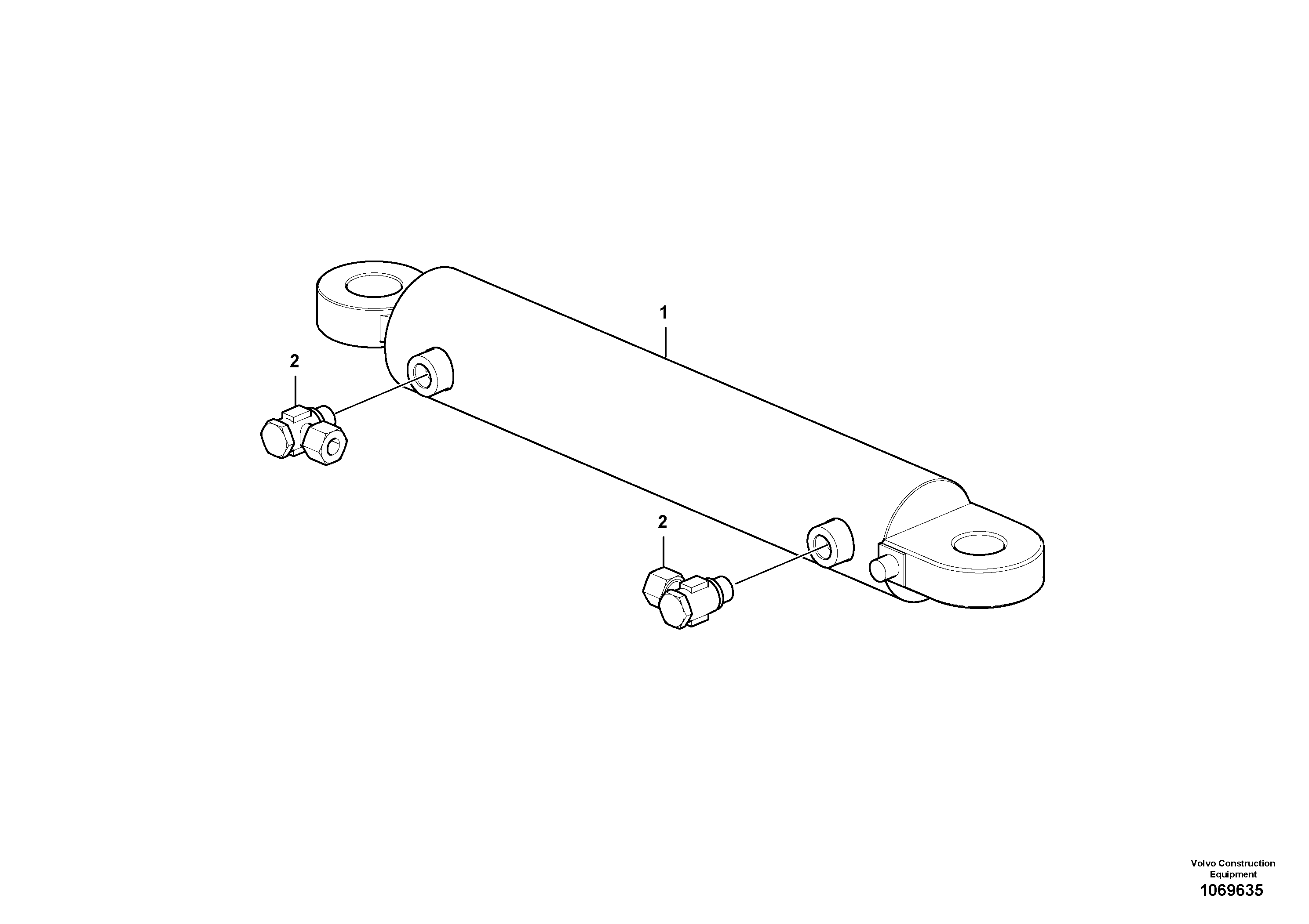 Fuel pipes, RM80894108 VOLVO