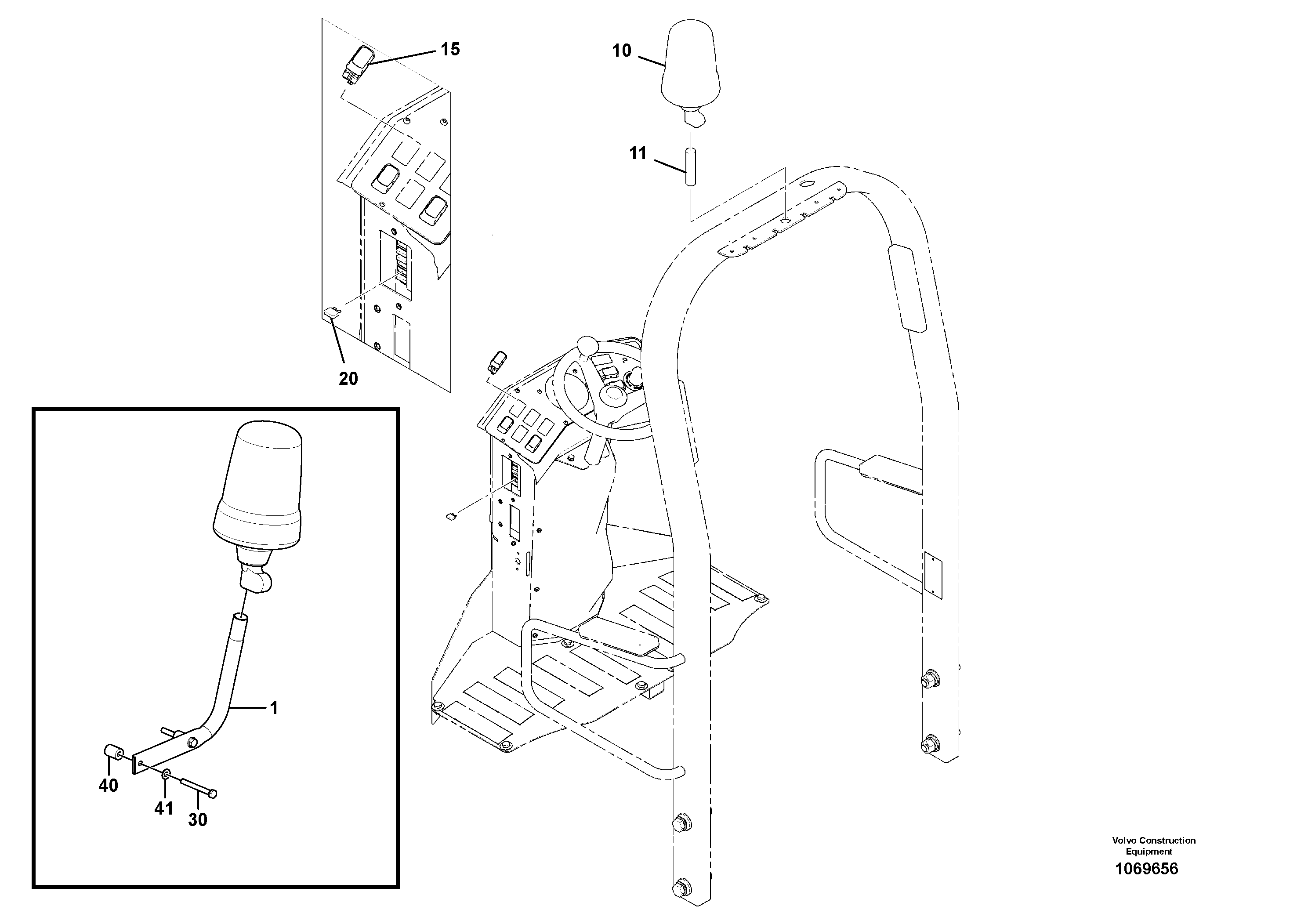 Проблесковый маяк RM80887607 VOLVO