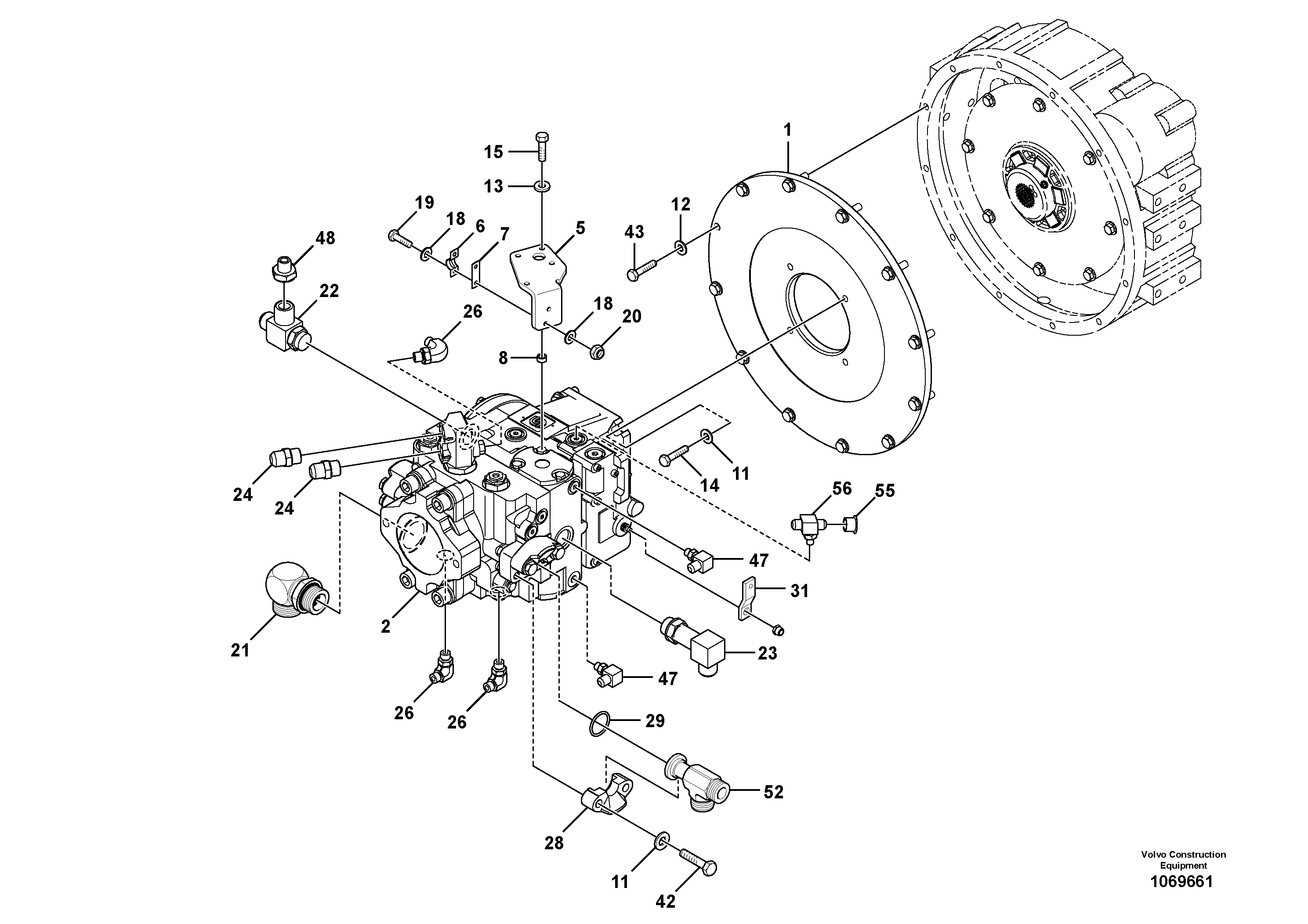 Bracket VOE12793592 VOLVO