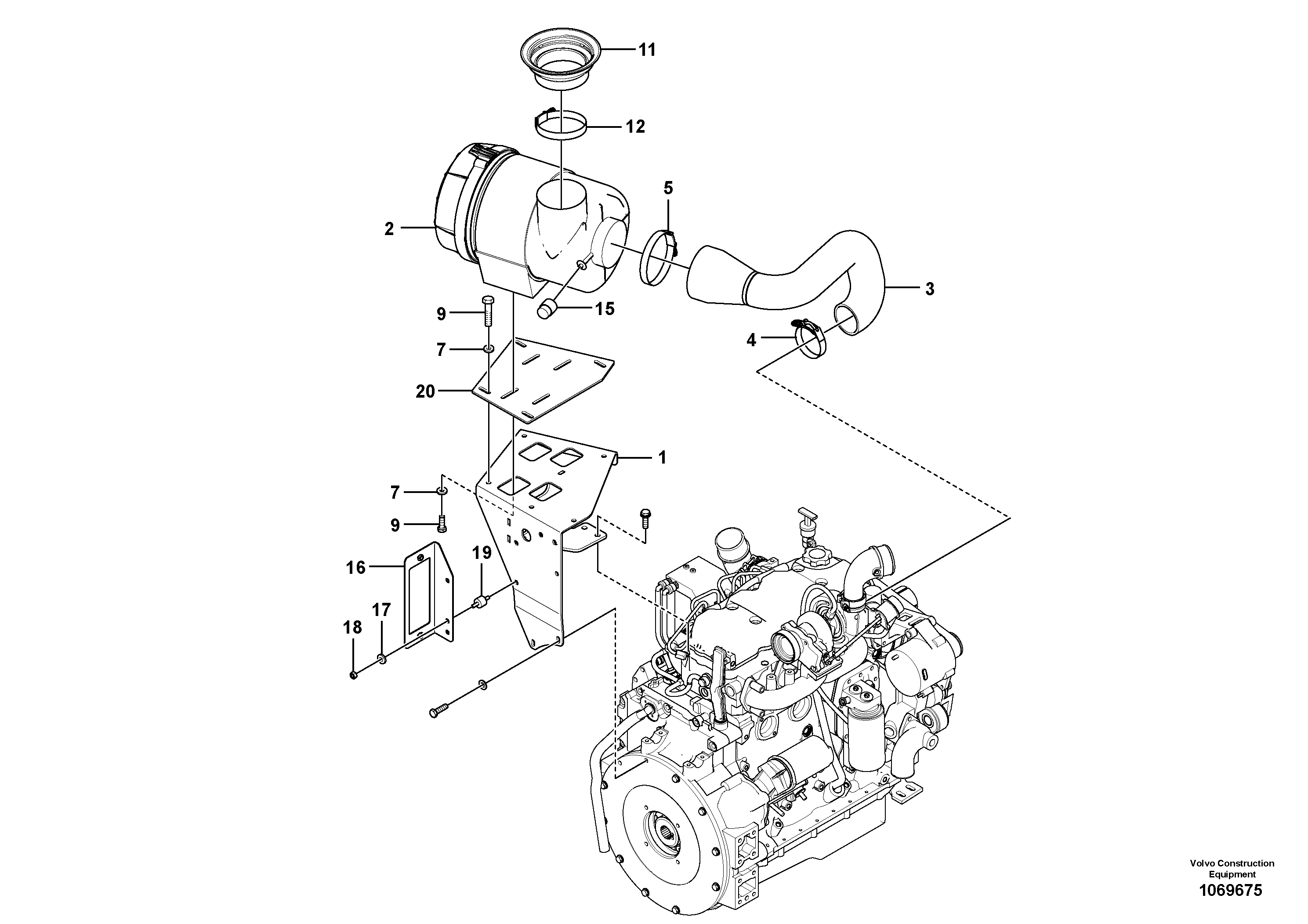 Top Roller RM43851310 VOLVO
