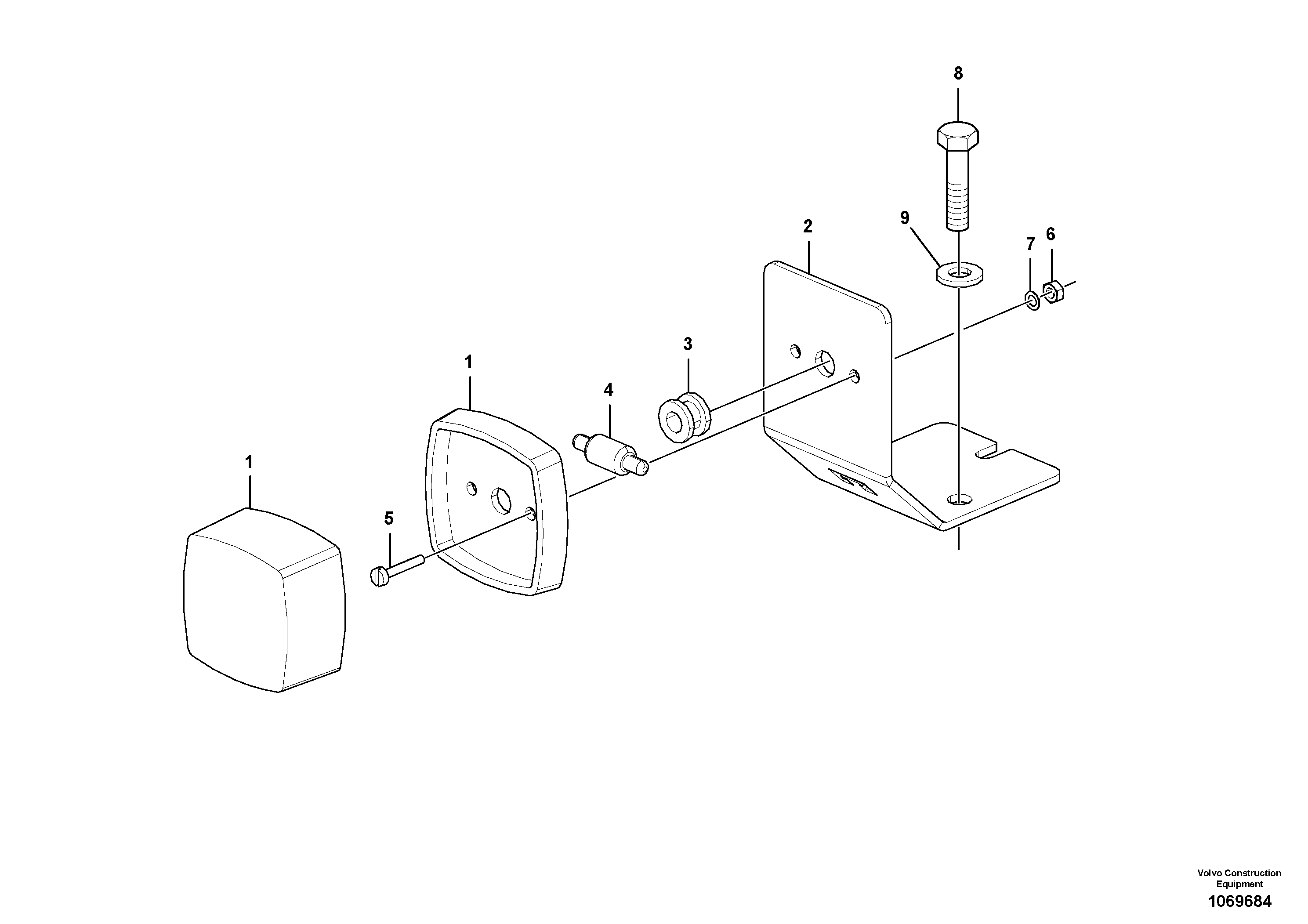 Bracket VOE12768491 VOLVO