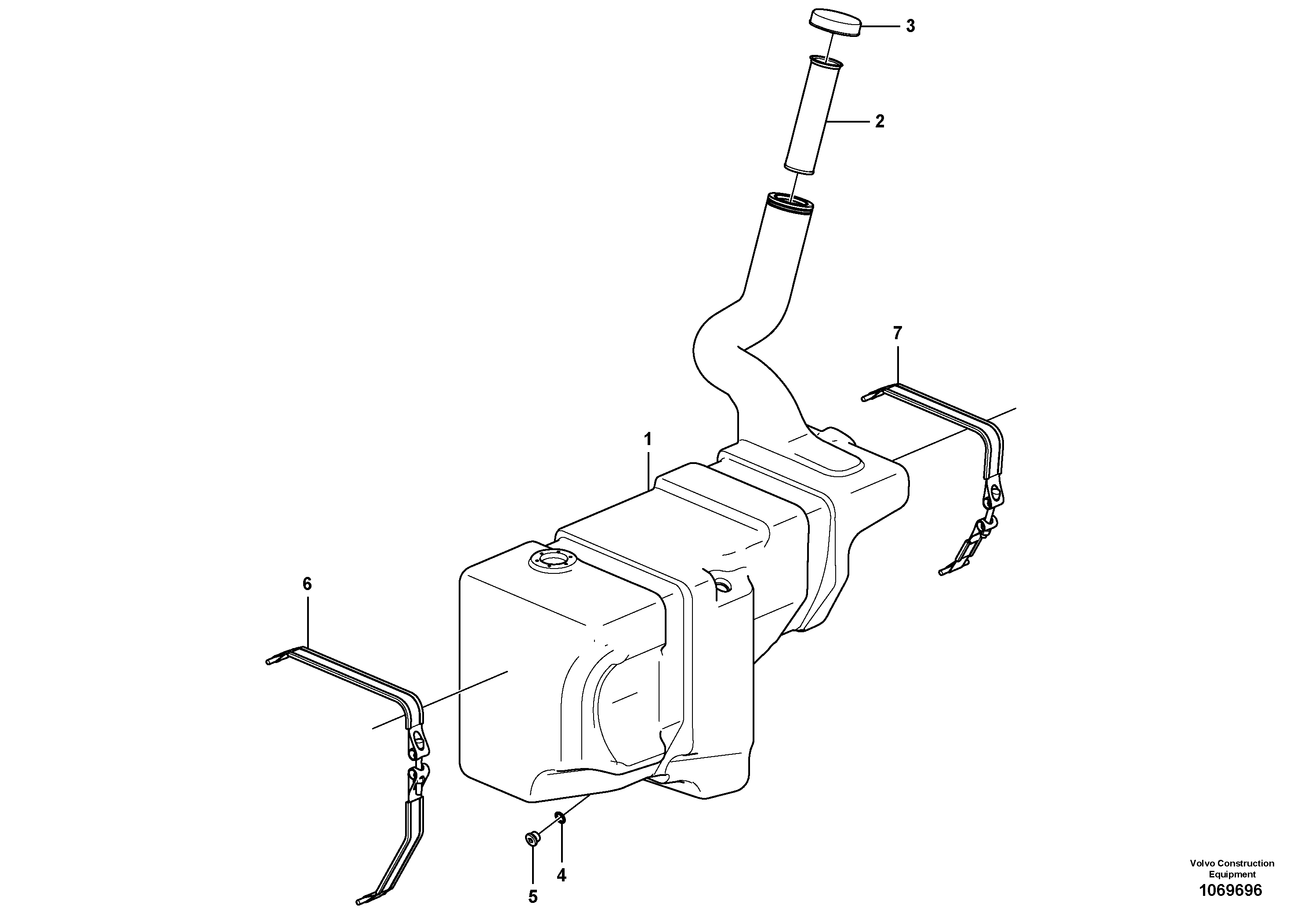 Fuel Reservoir VOE11306052 VOLVO