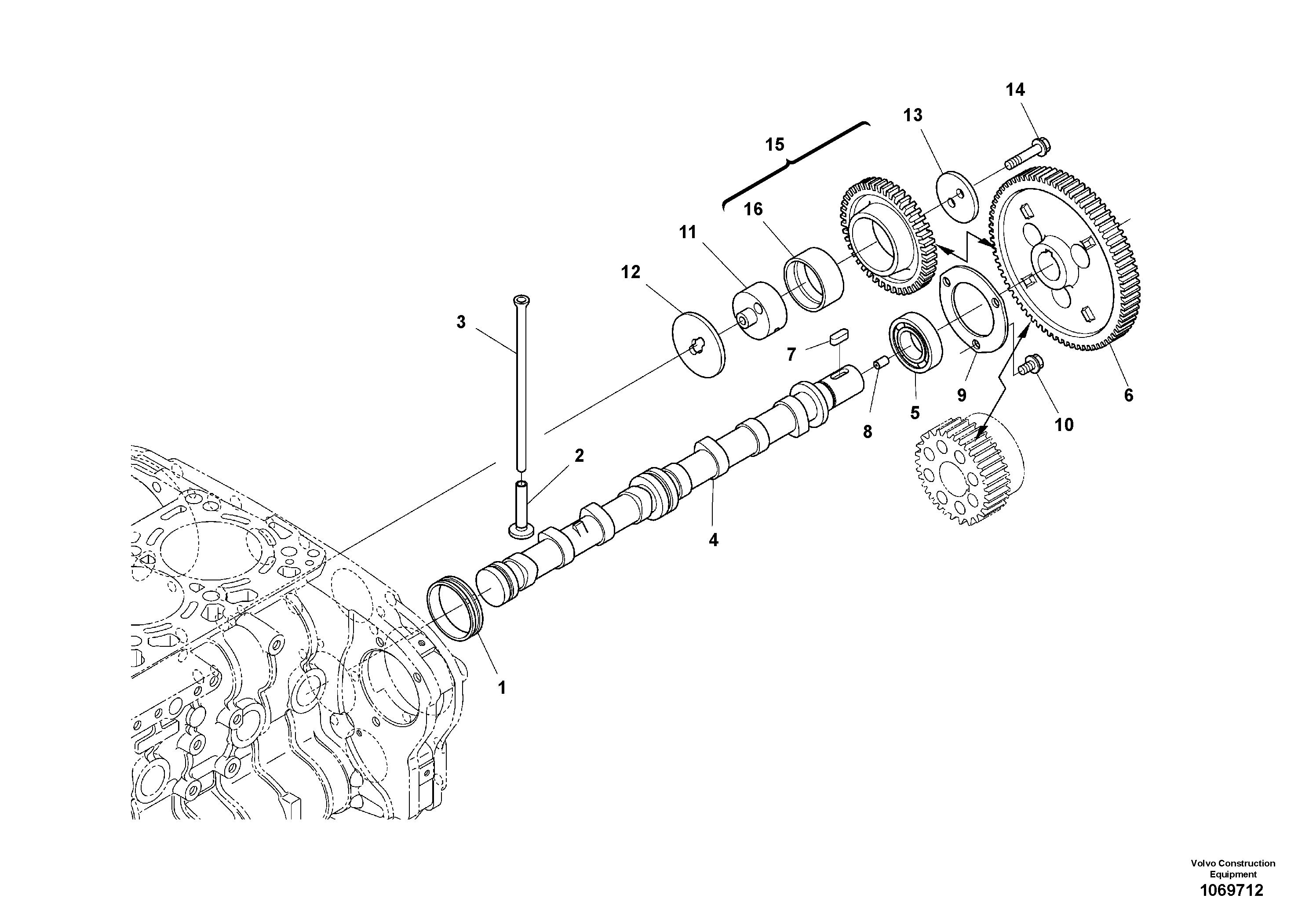 Reading Lamp VOE16682901 VOLVO