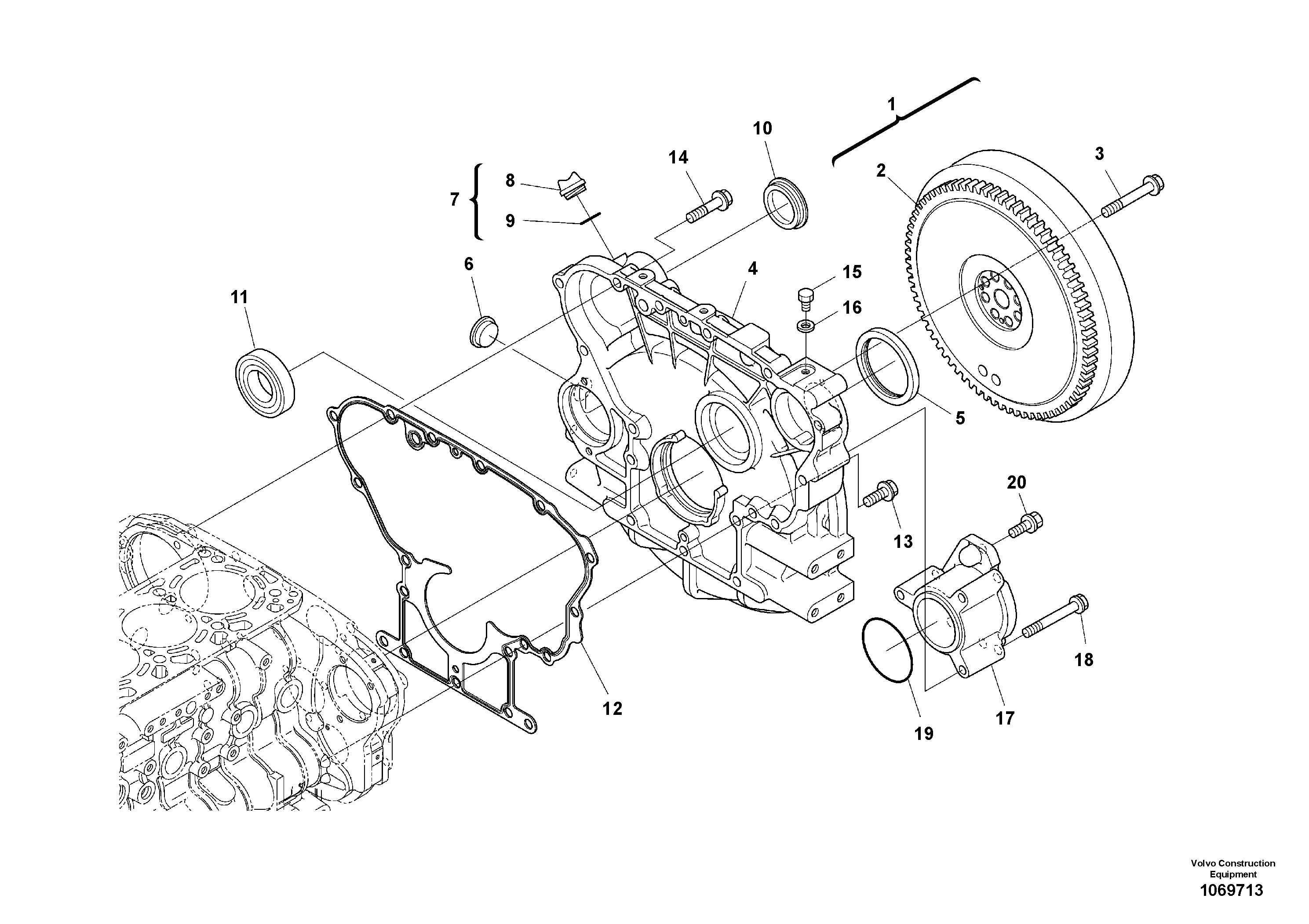 Oil Bath Filter VOE16682886 VOLVO