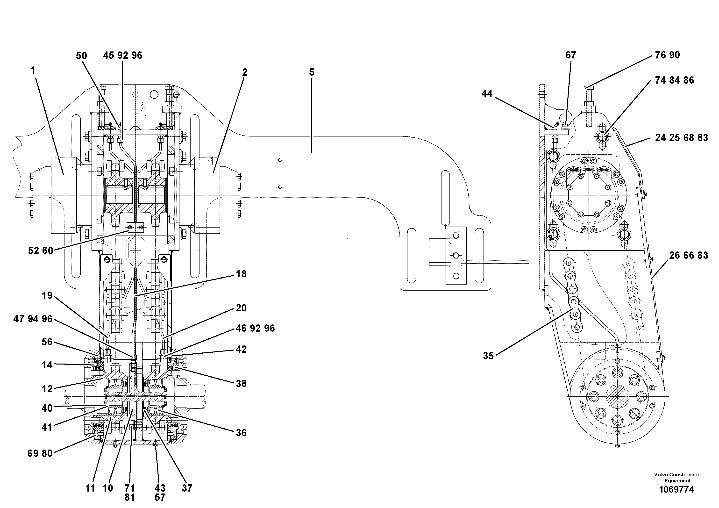 Cabin roof RM/VOE14016901 VOLVO