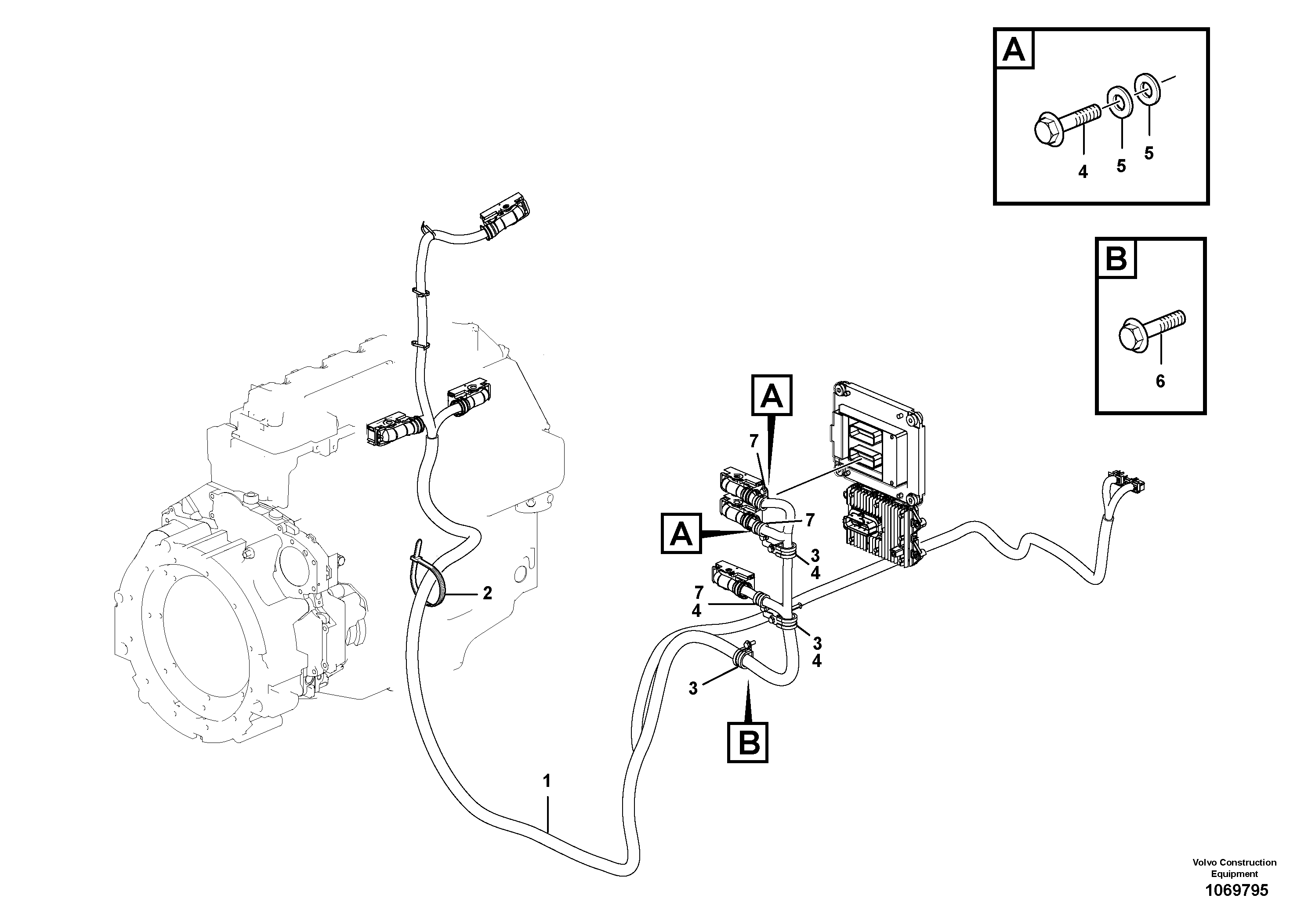 Radio Support VOE12789450 VOLVO