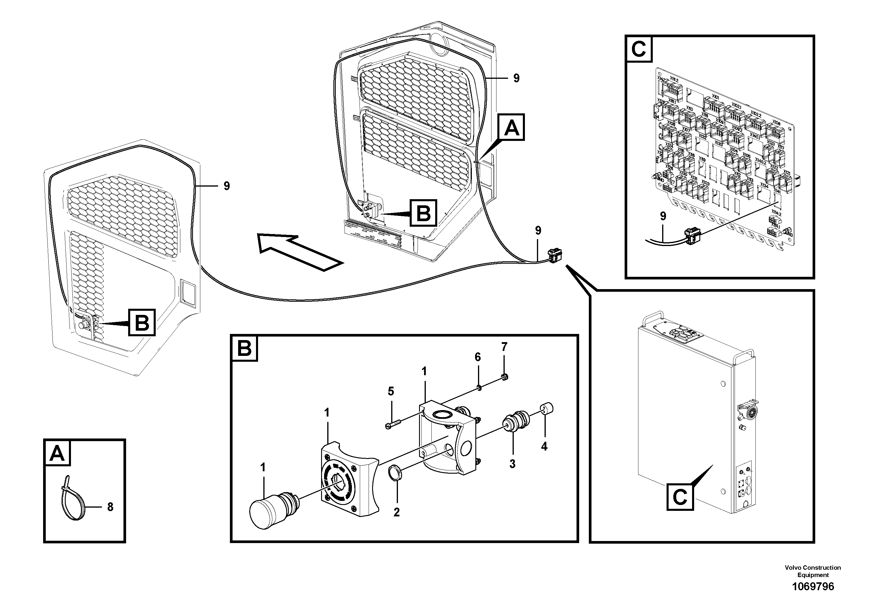 Radio Support VOE12782894 VOLVO