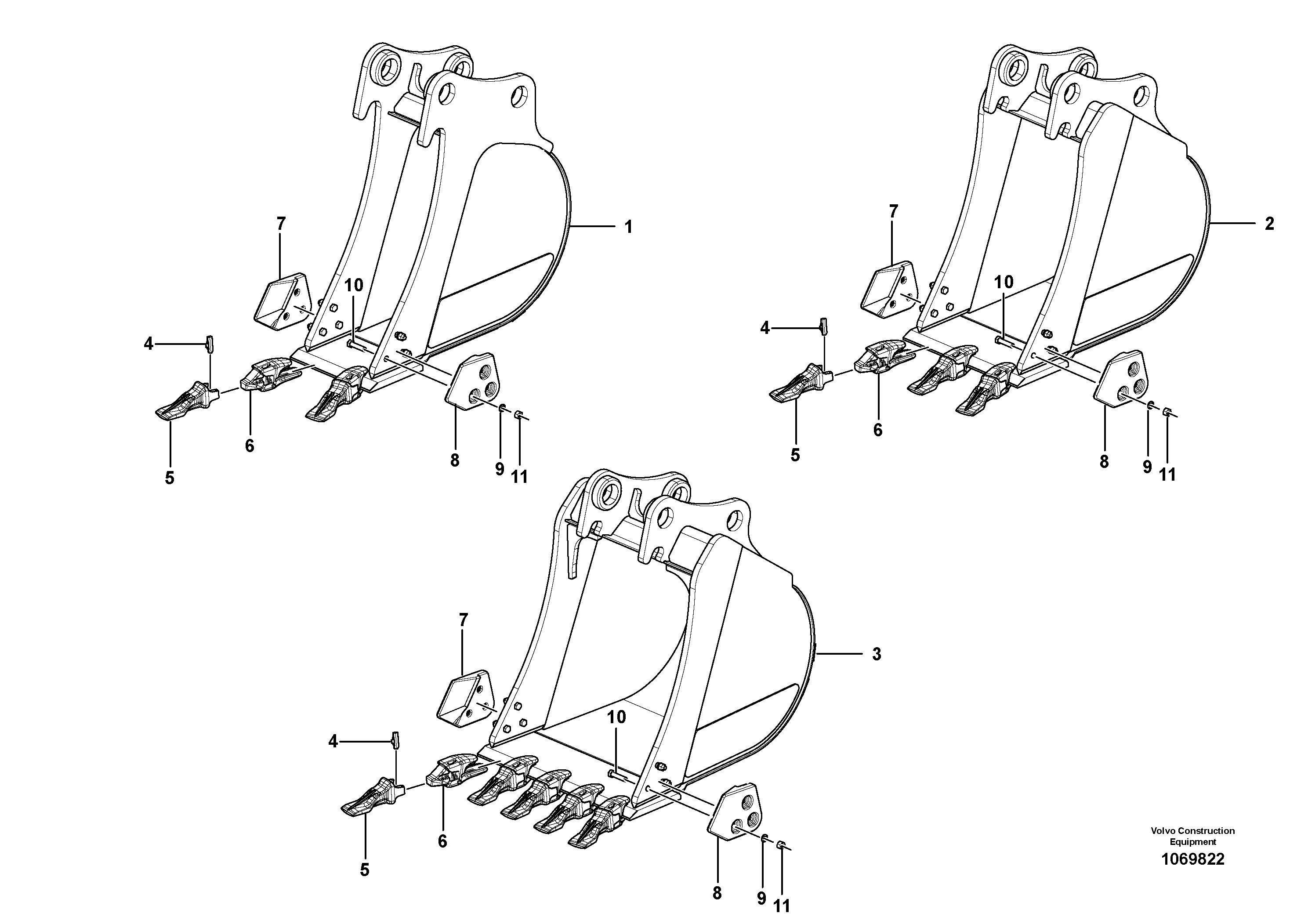 Bucket VOE14352907 VOLVO