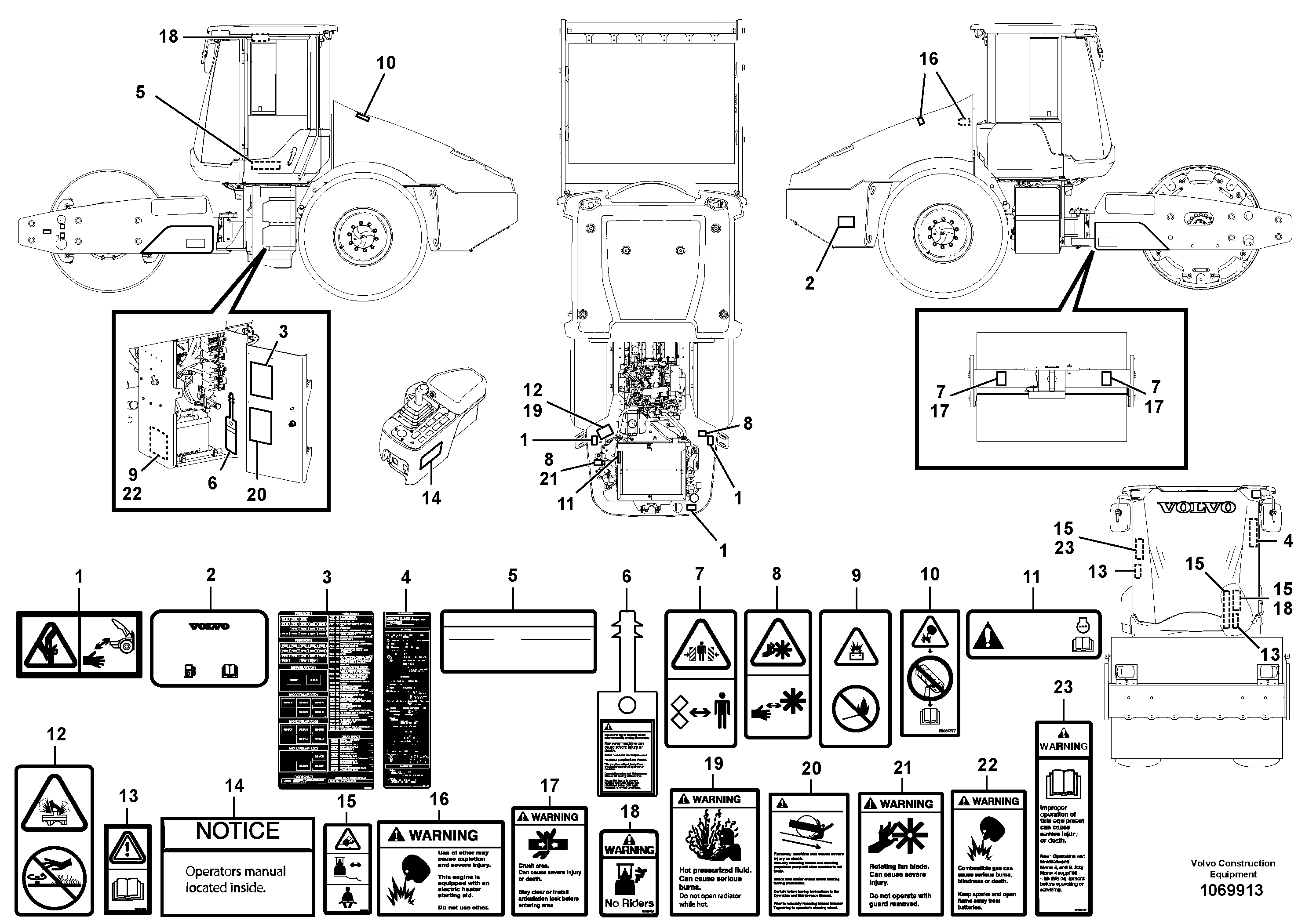 Fan Motor VOE12782842 VOLVO