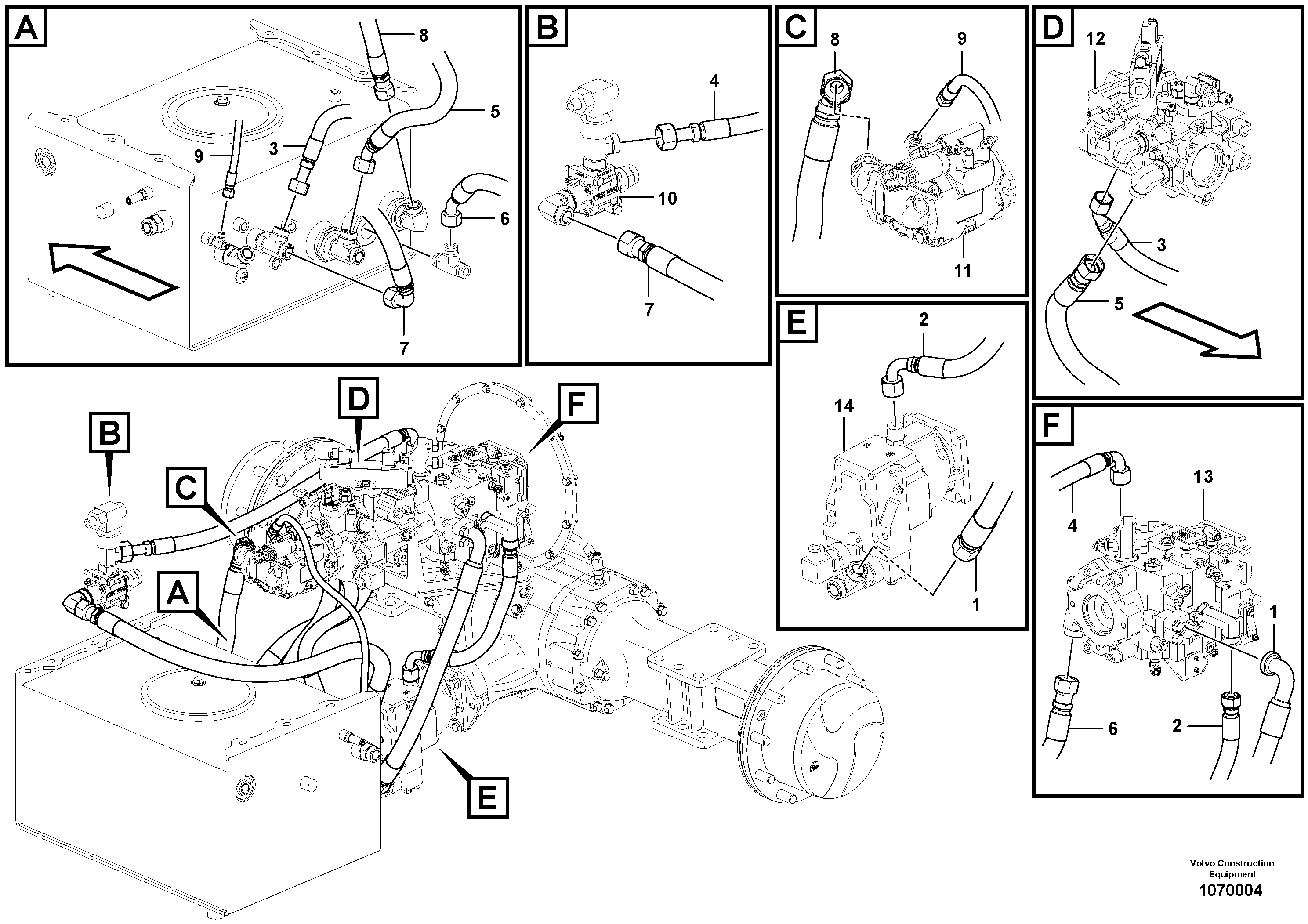 Timing gear casing VOE12806810 VOLVO