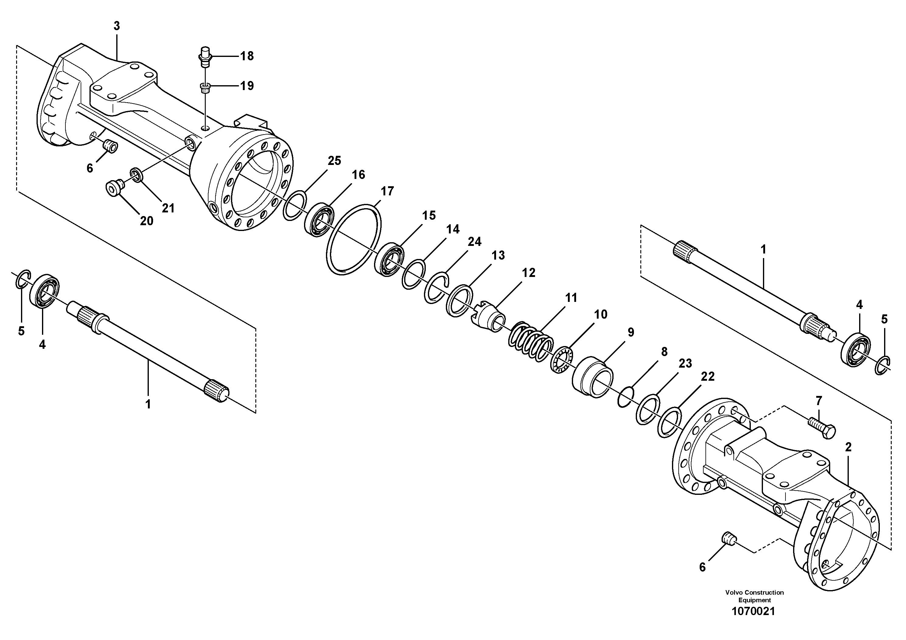 Valve block, cpl. VOE17284540 VOLVO