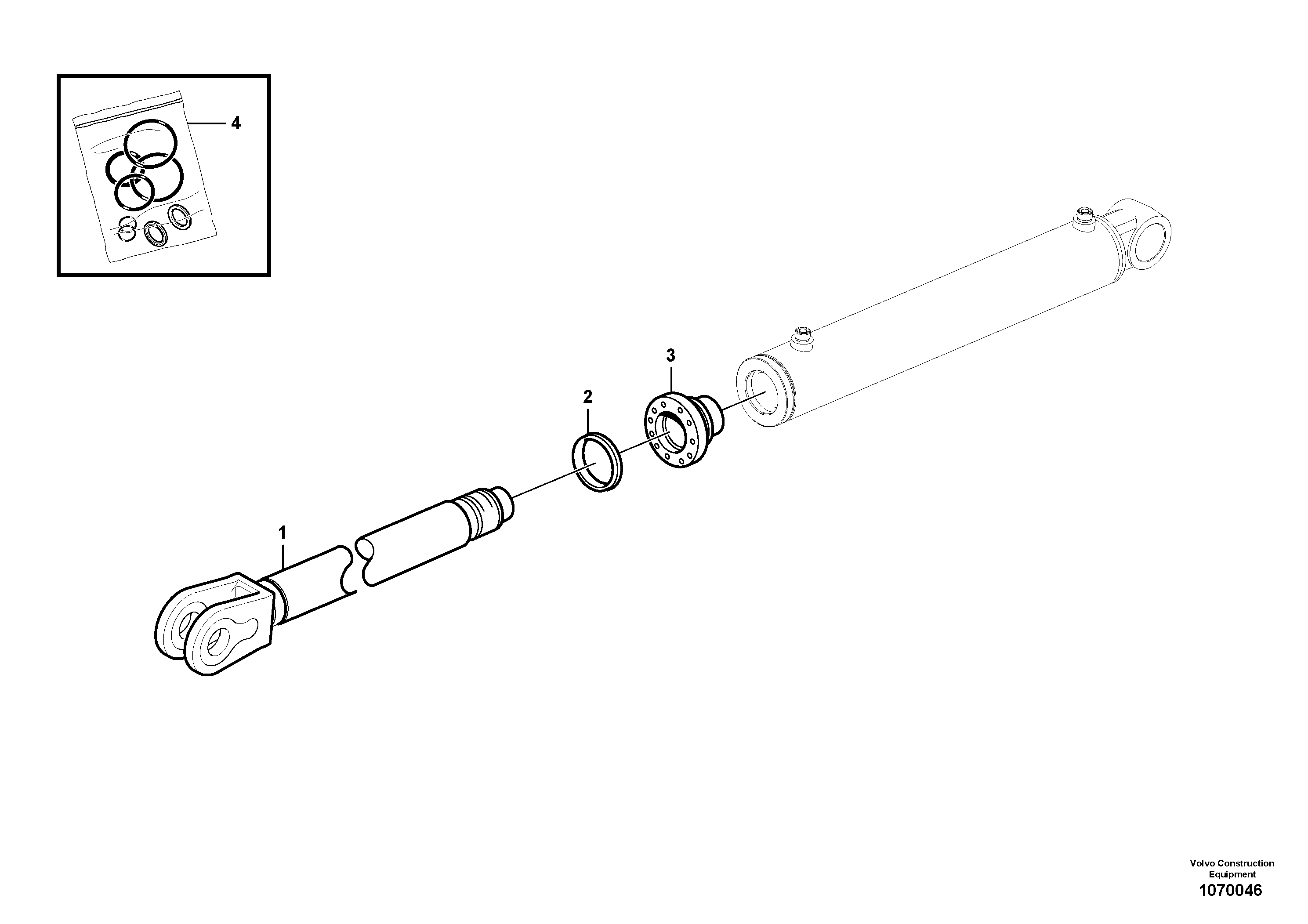 Piston pump VOE17405004 VOLVO