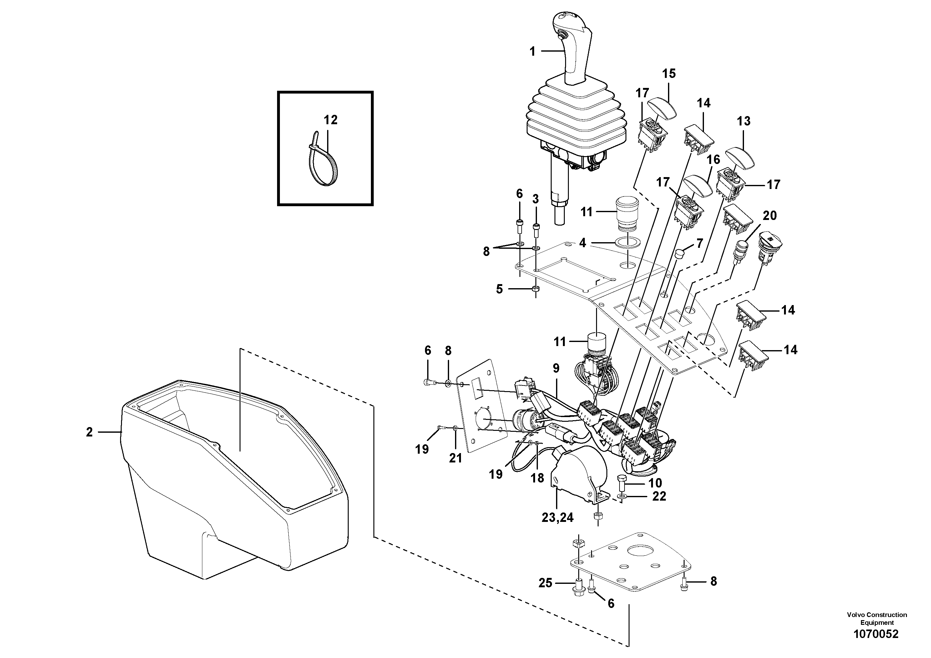 Balancer gasket VOE12798470 VOLVO