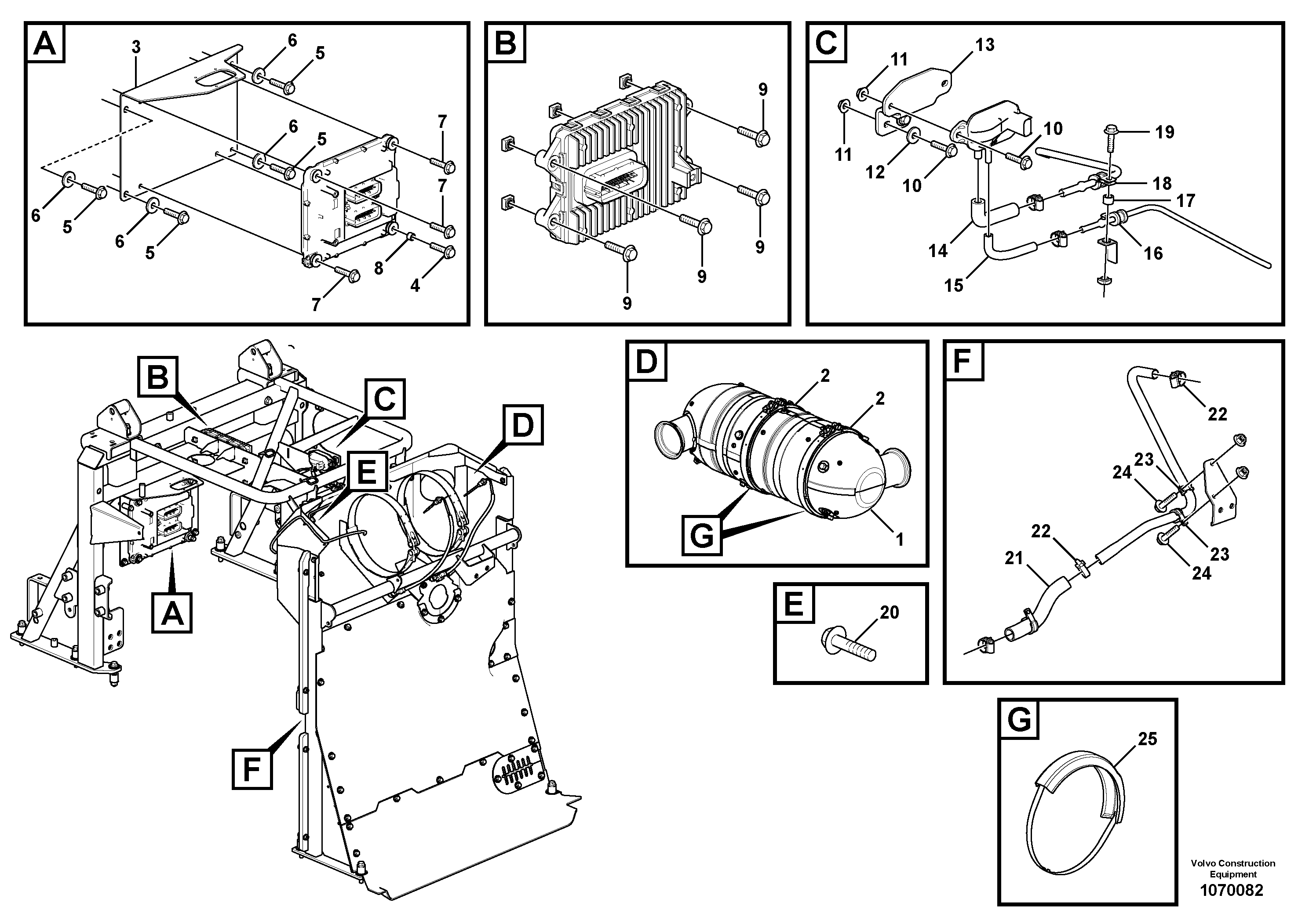 Bracket VOE16627896 VOLVO