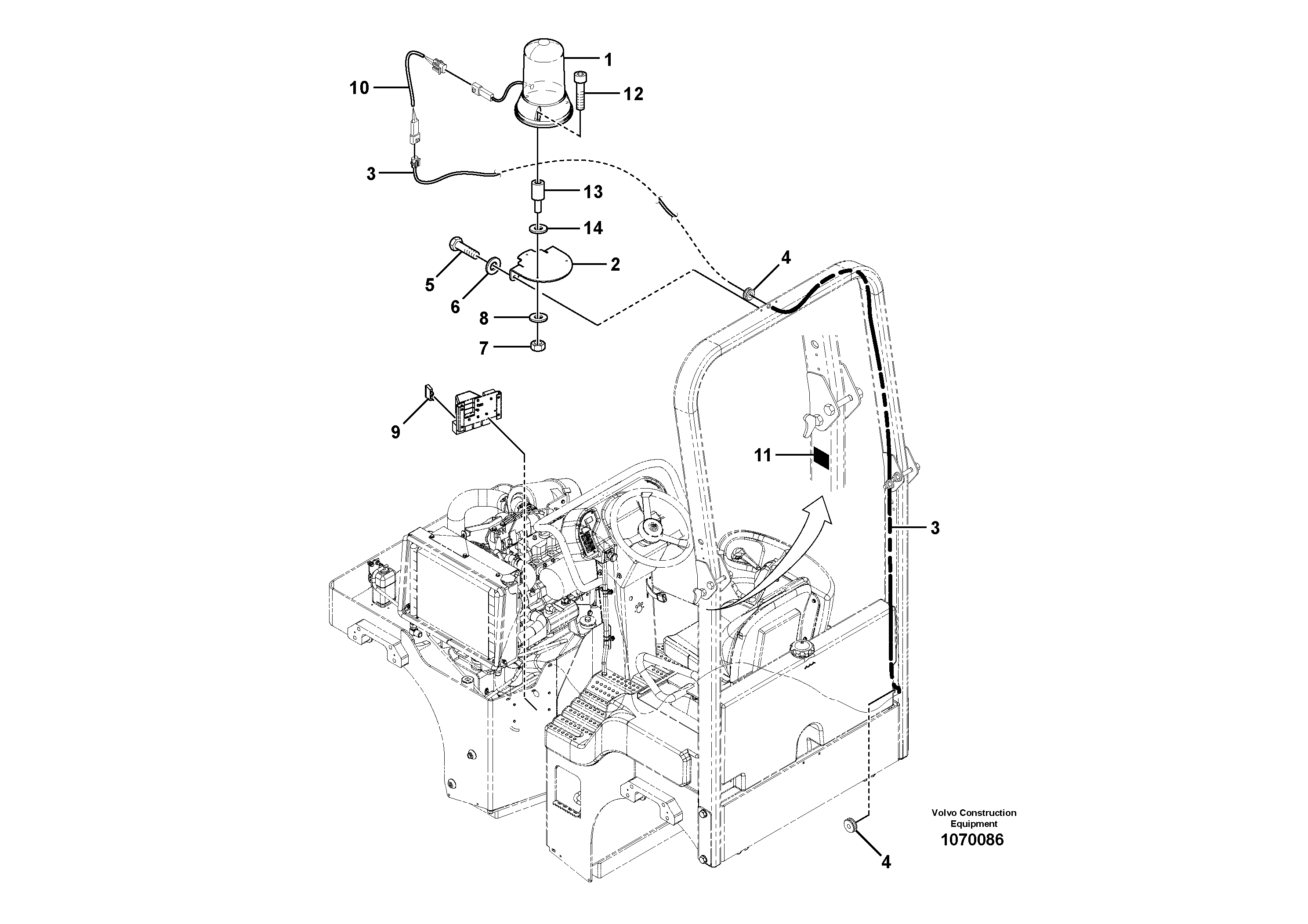 Cylinder RM13250790 VOLVO