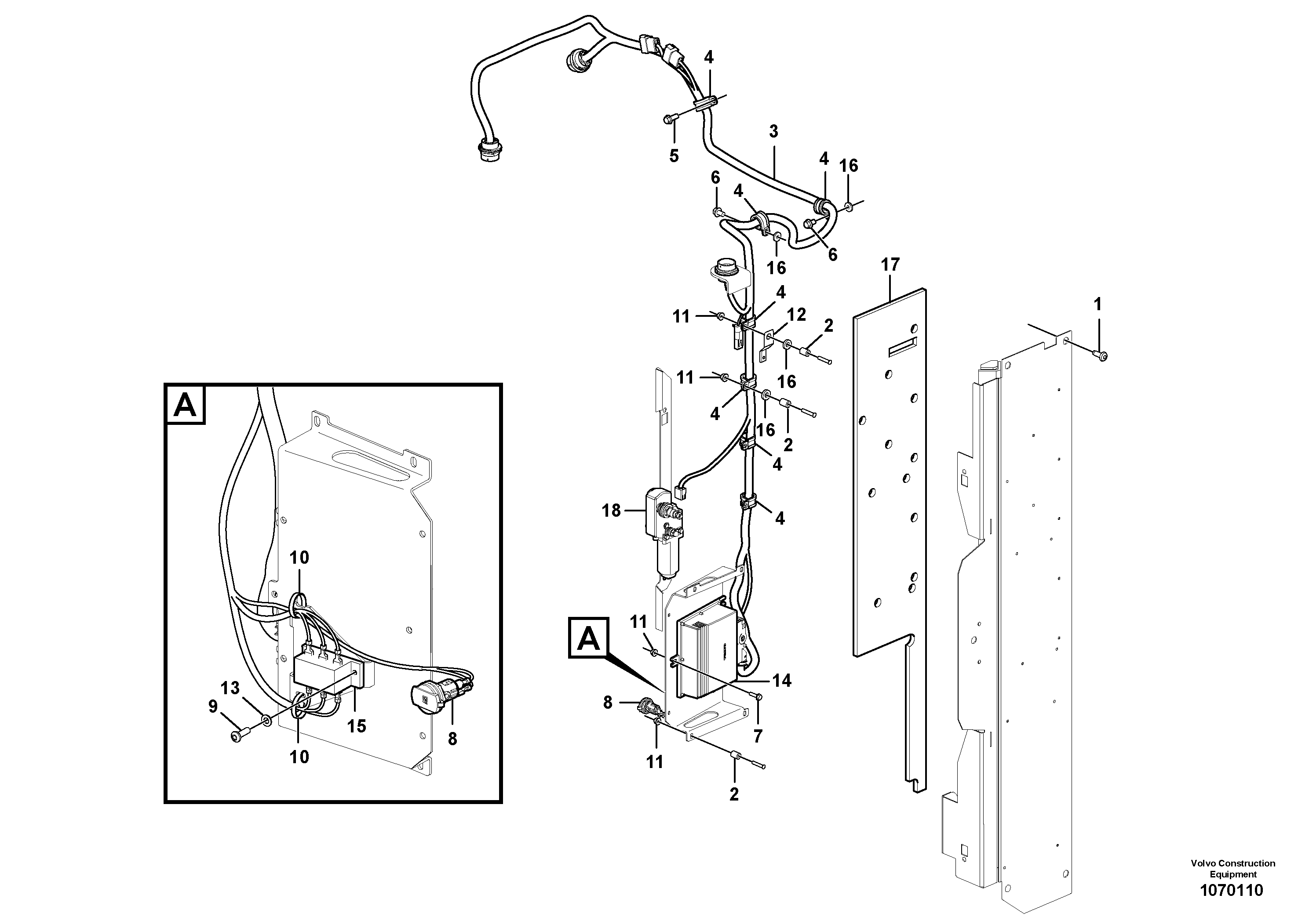 Wiper Motor VOE12793917 VOLVO