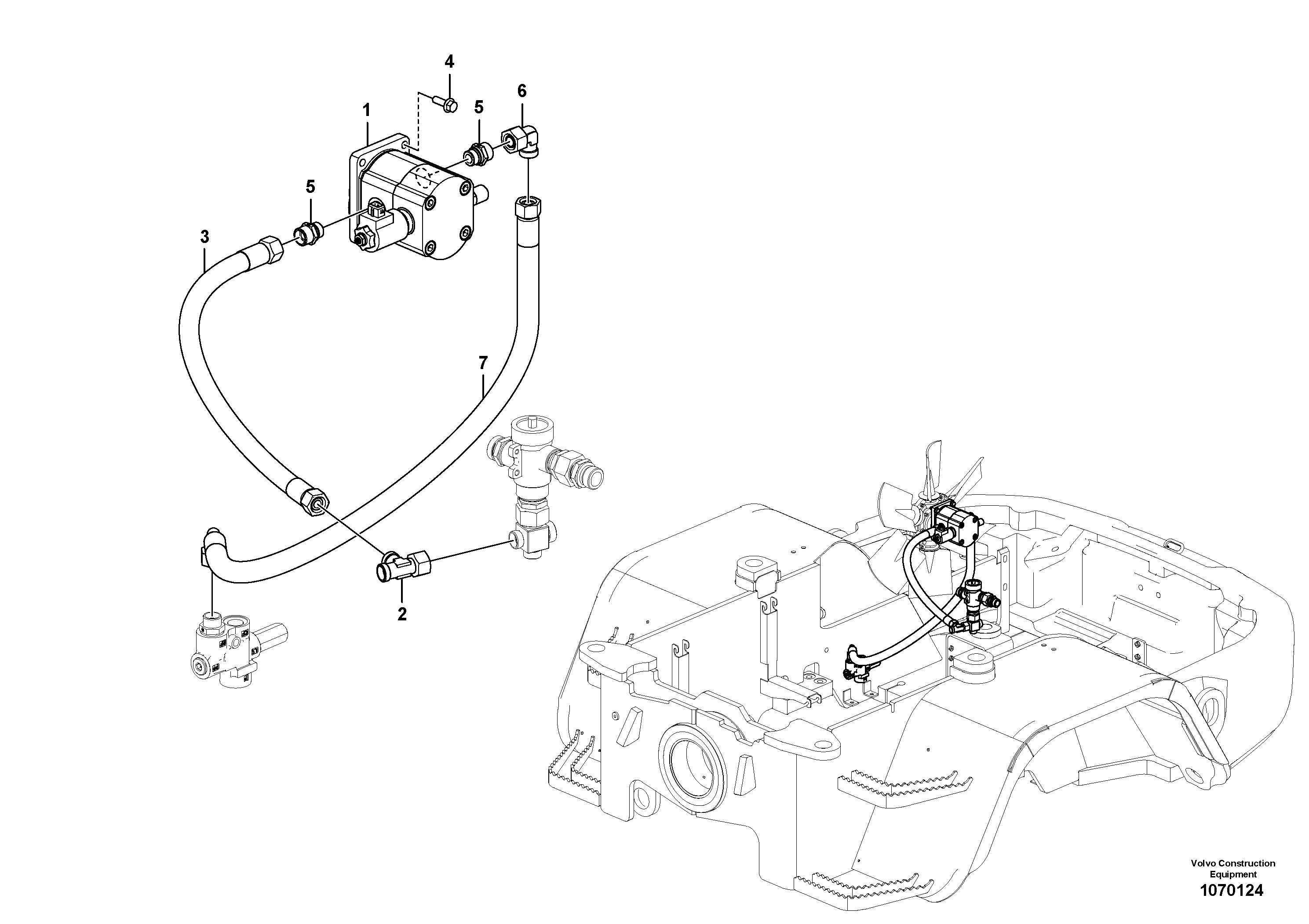 Timing gear casing VOE15227046 VOLVO
