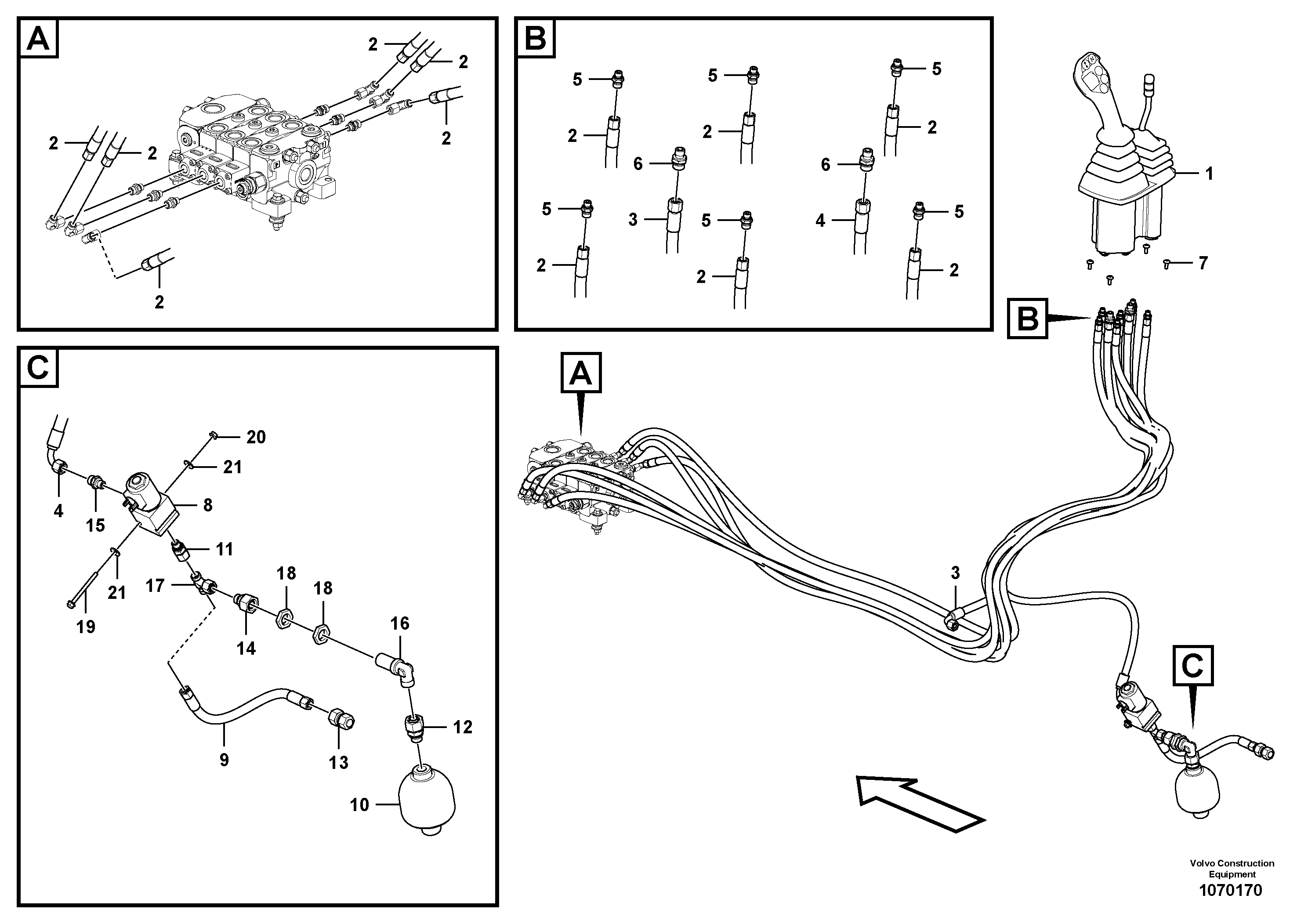Bucket, cpl. - 1300 l VOE15224338 VOLVO