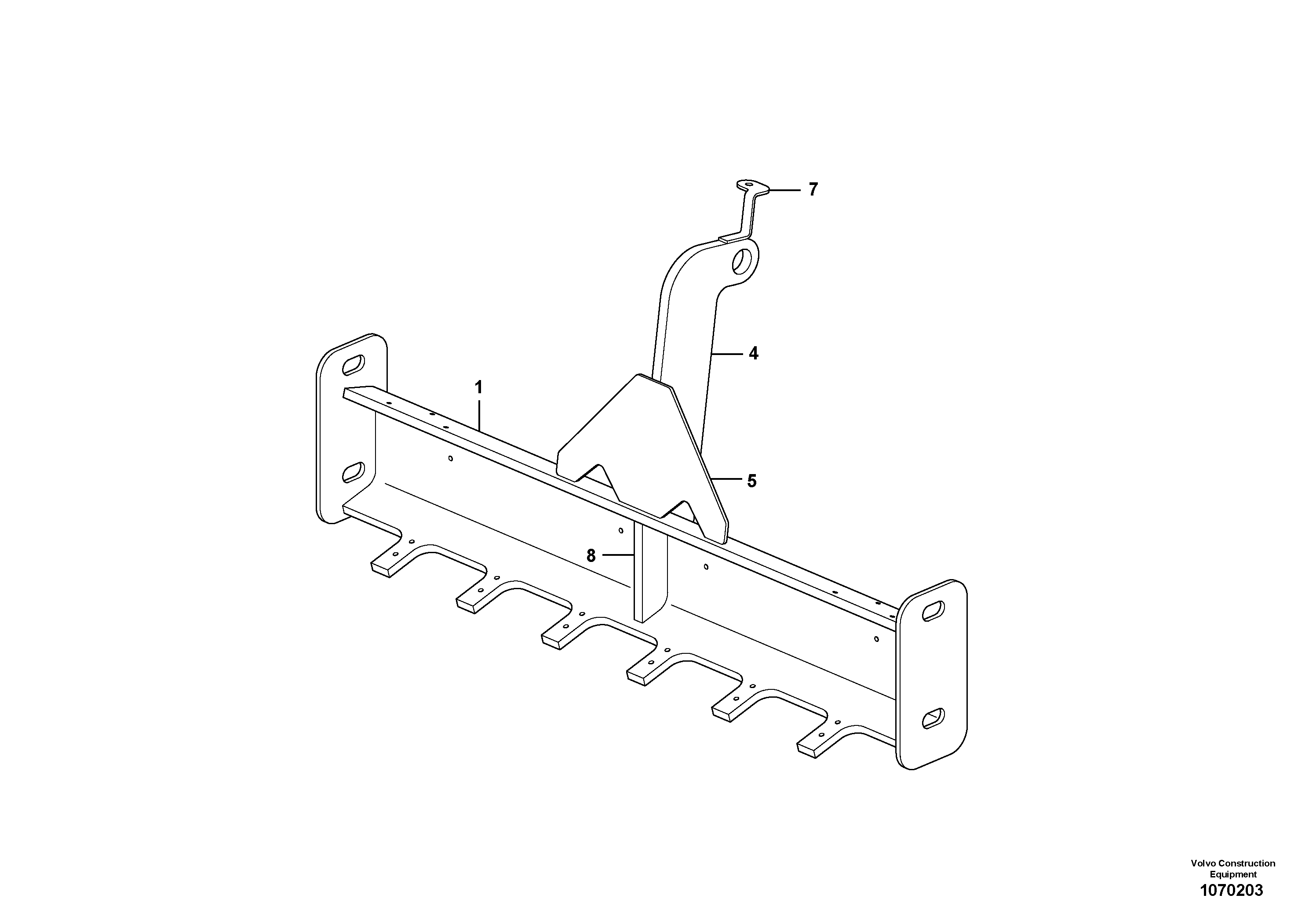 Опора- Отвал RM13296058 VOLVO