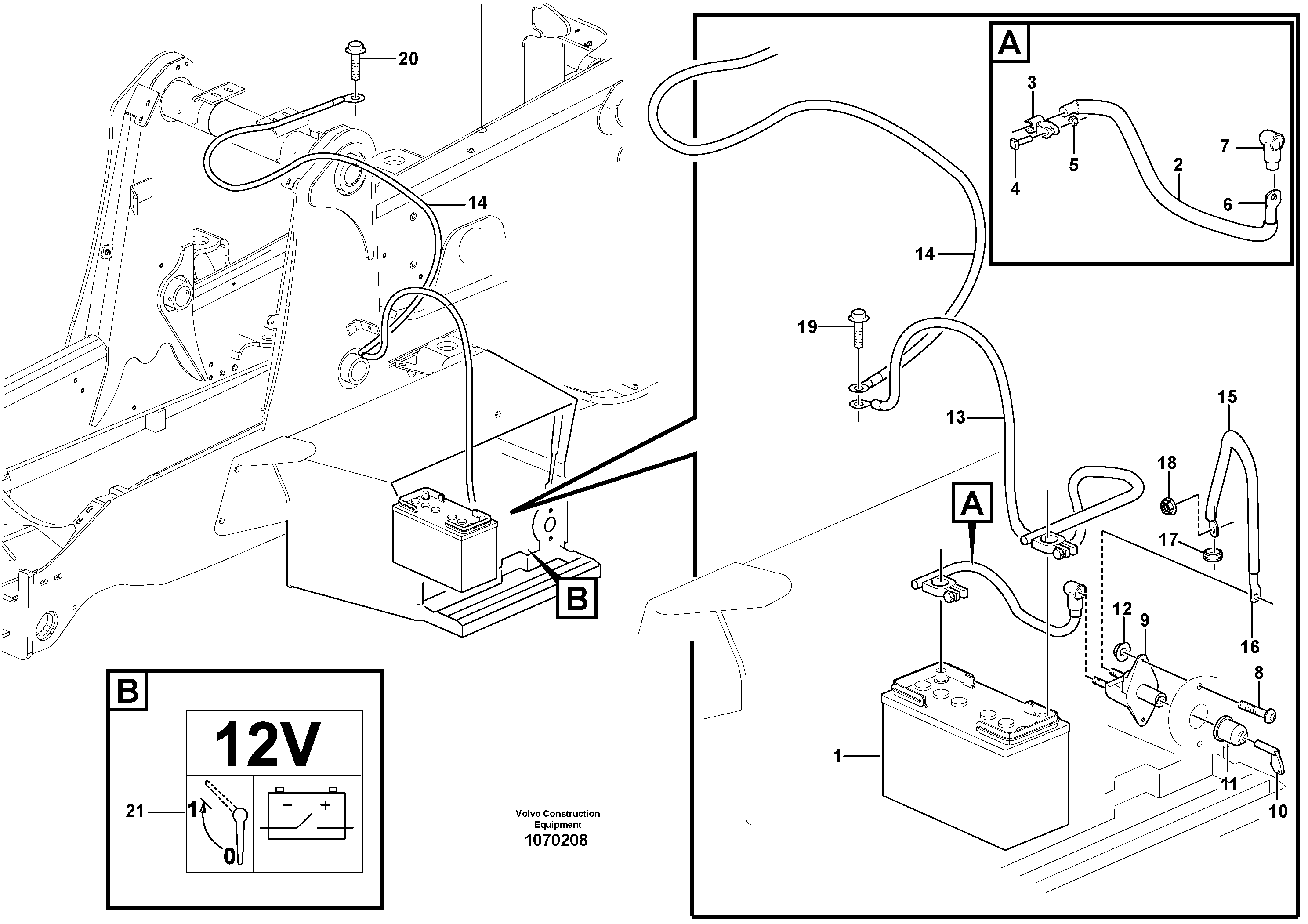 Radio Support VOE16219865 VOLVO
