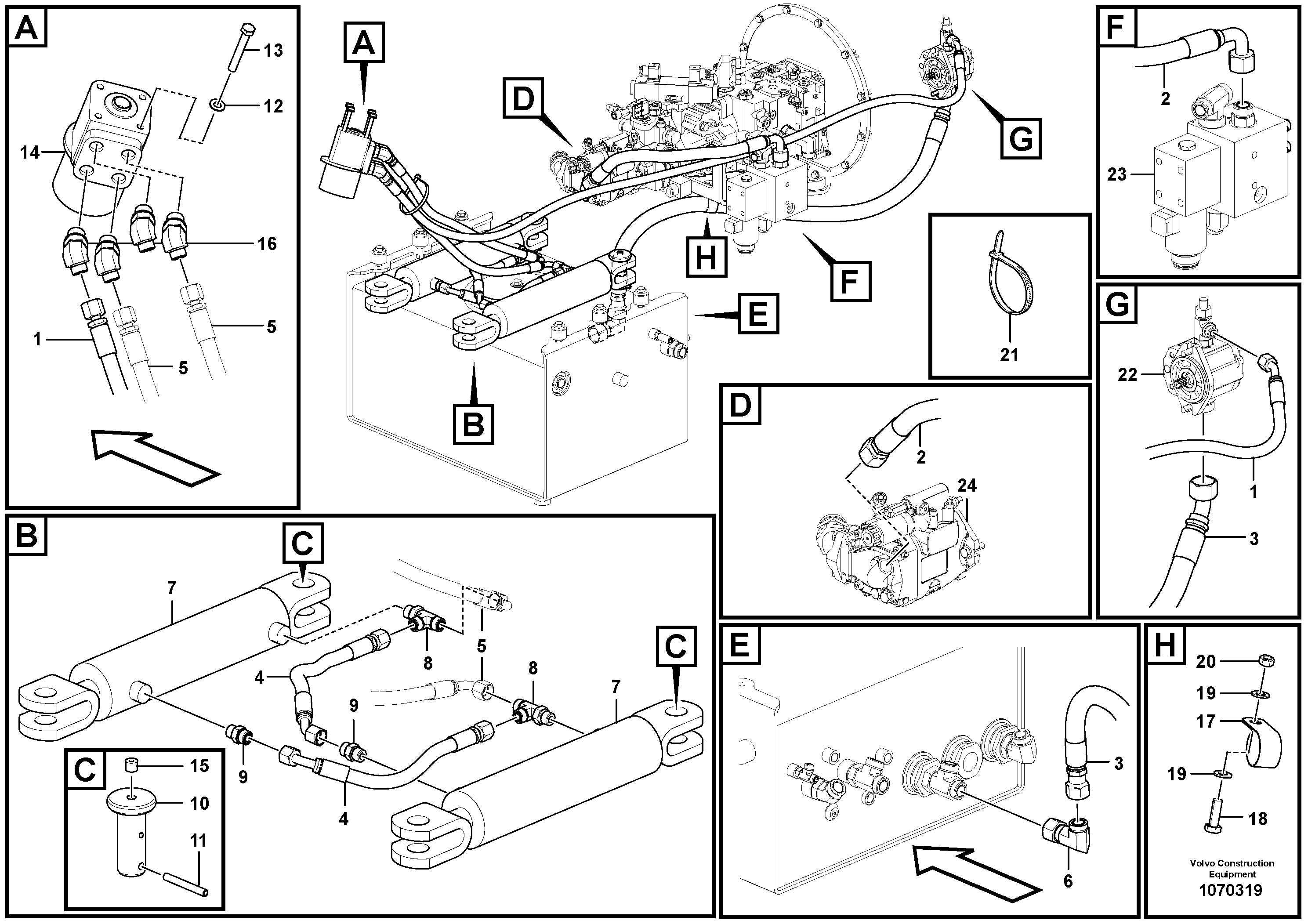 Timing gear casing VOE12810639 VOLVO