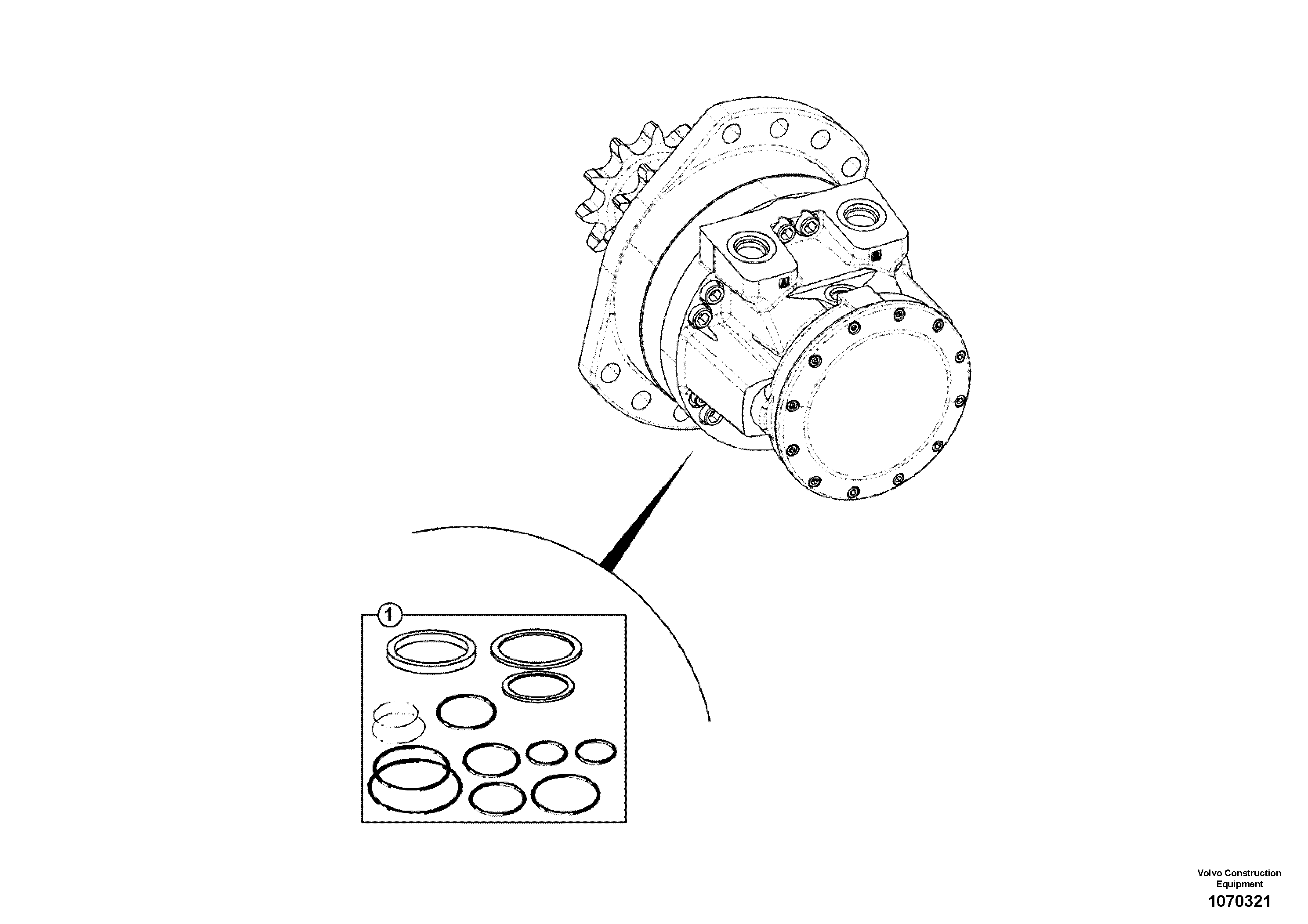 Opr Cylinder VOE17286597 VOLVO