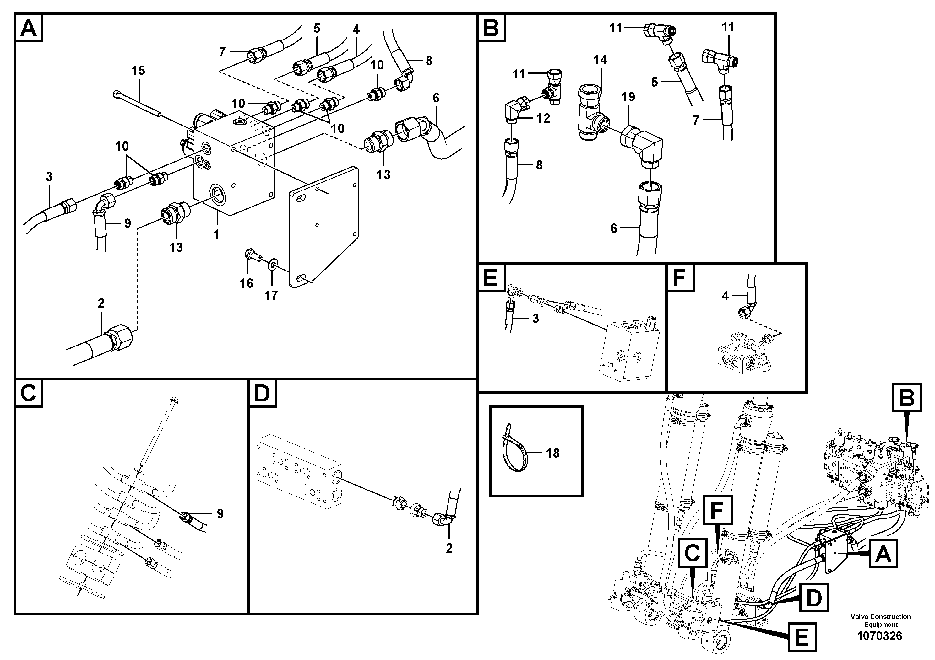 Timing gear casing VOE14687458 VOLVO