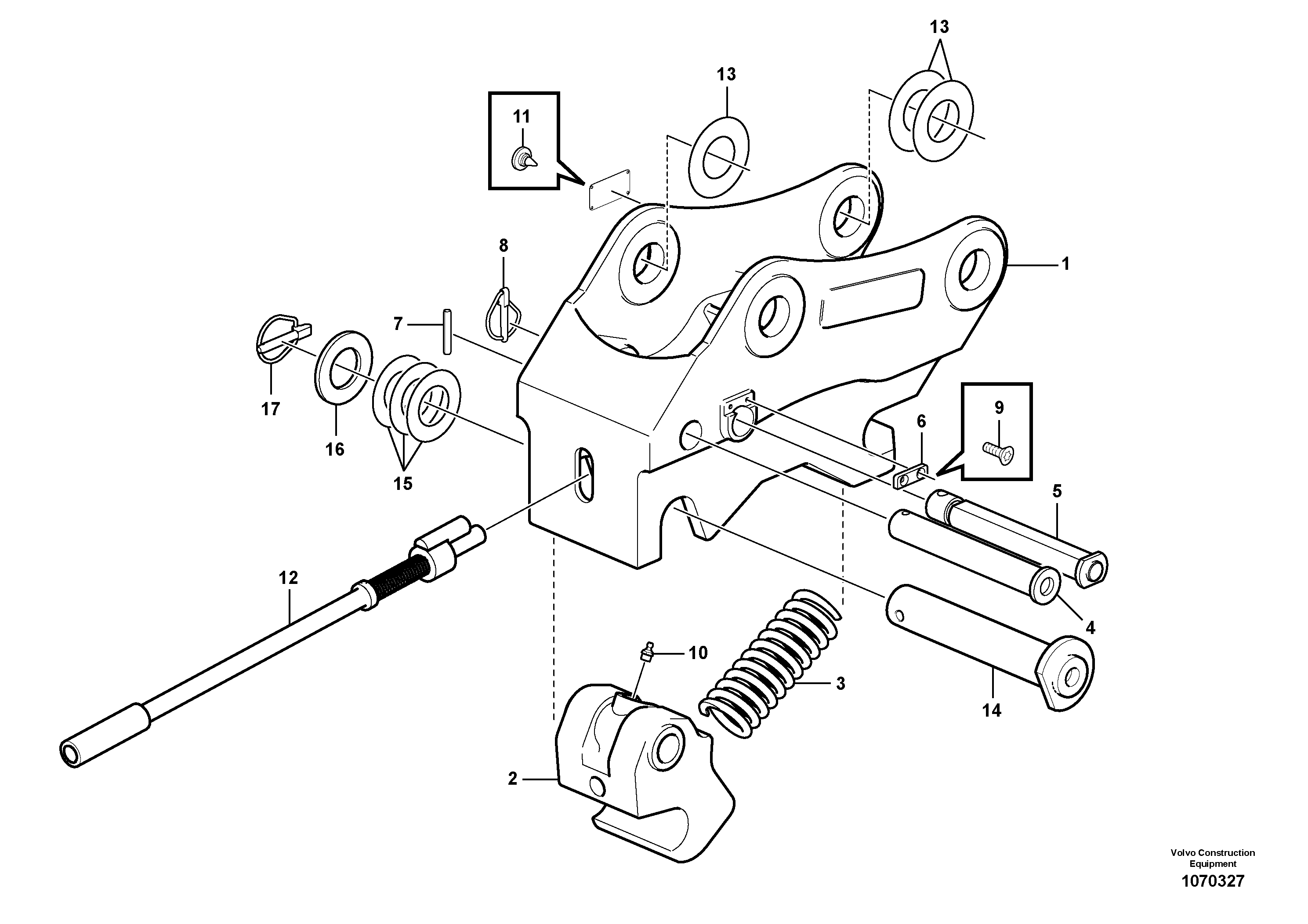 Install. Cab floor VOE15644732 VOLVO