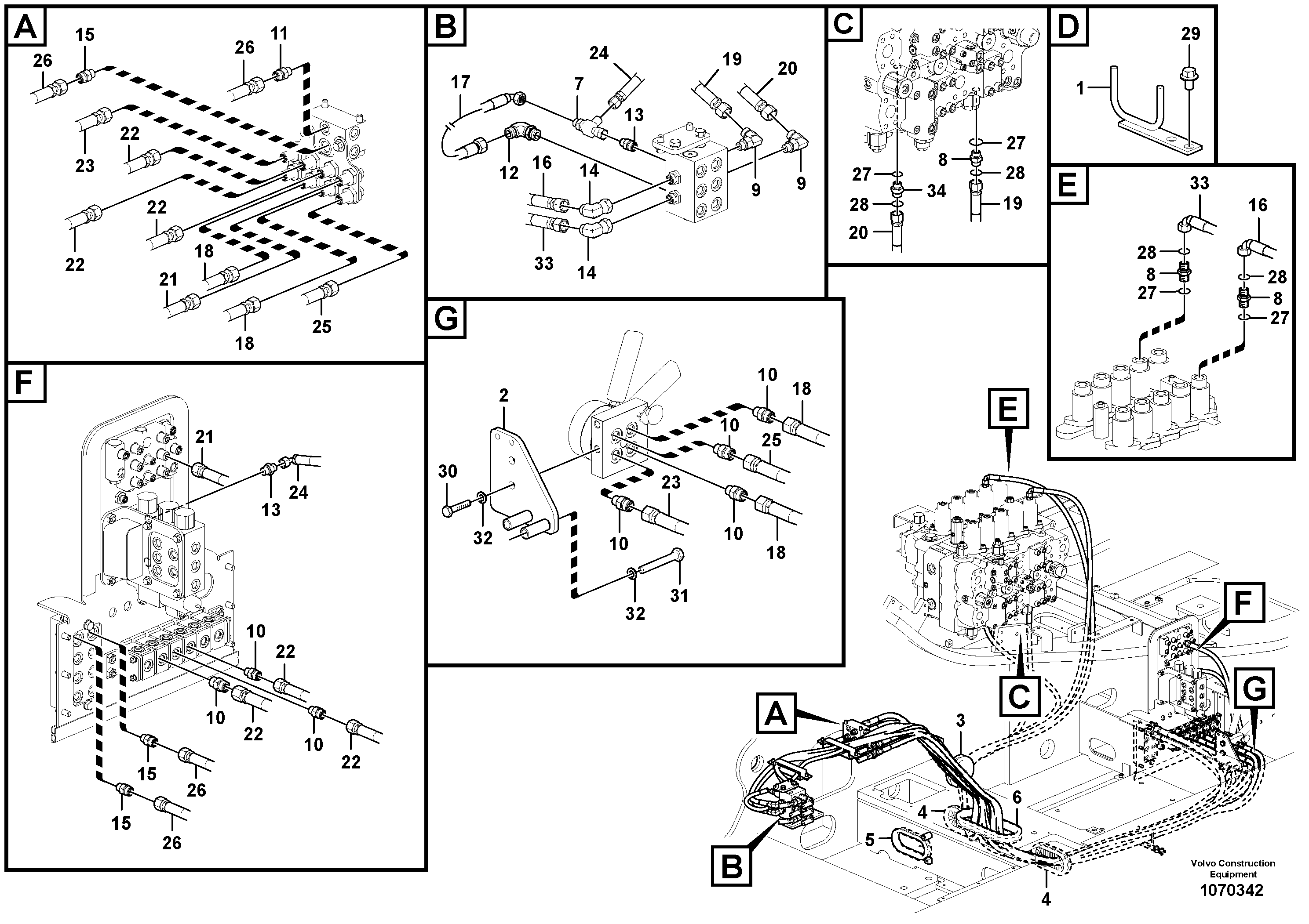 Timing gear casing VOE938170 VOLVO