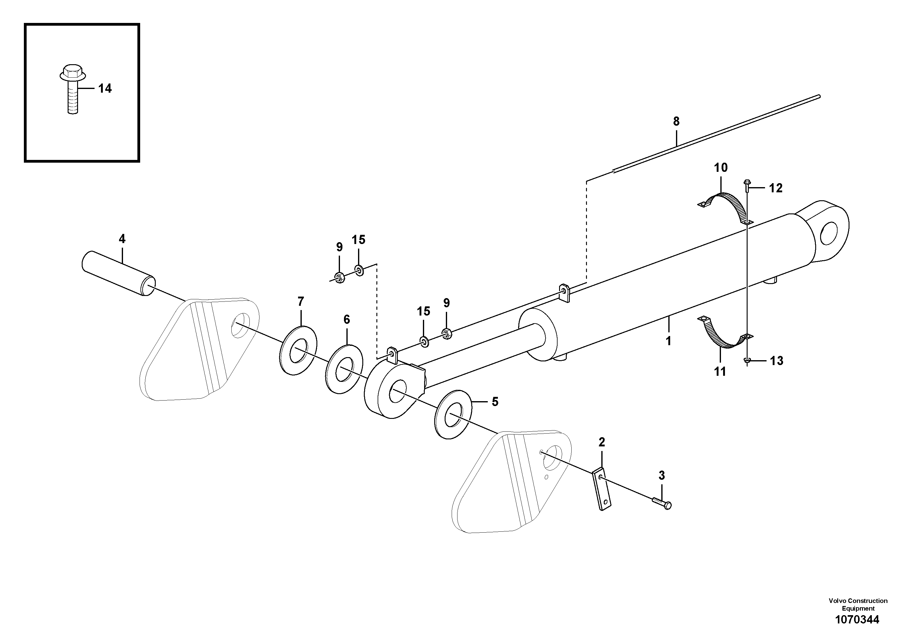 For upper engine part VOE13949044 VOLVO